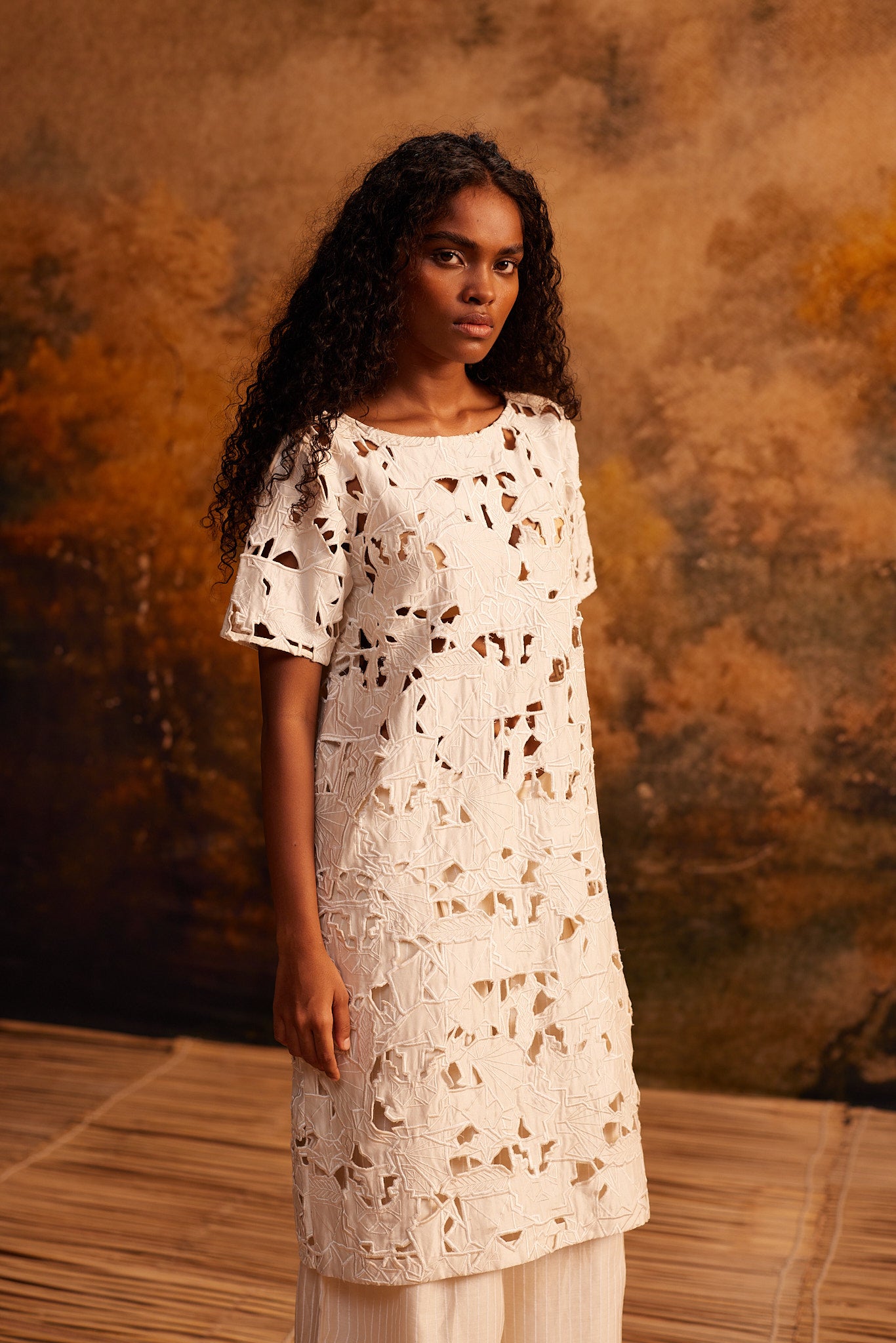 Washi Shift Slip Dress