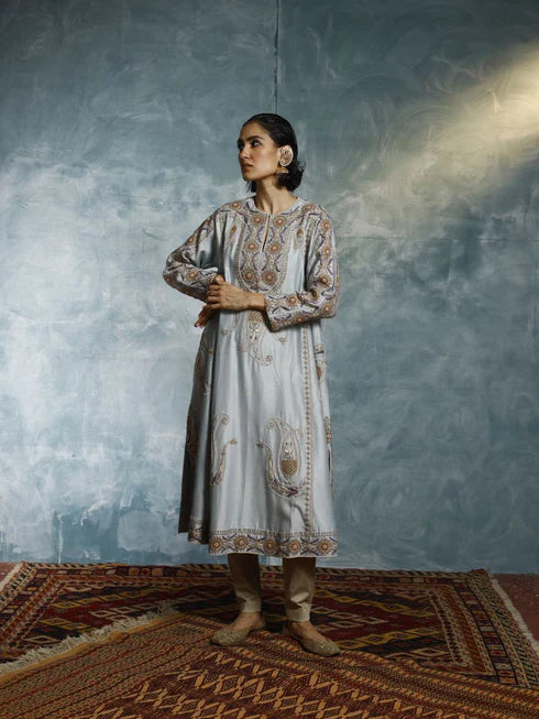 Alora cool blue kurta with pants