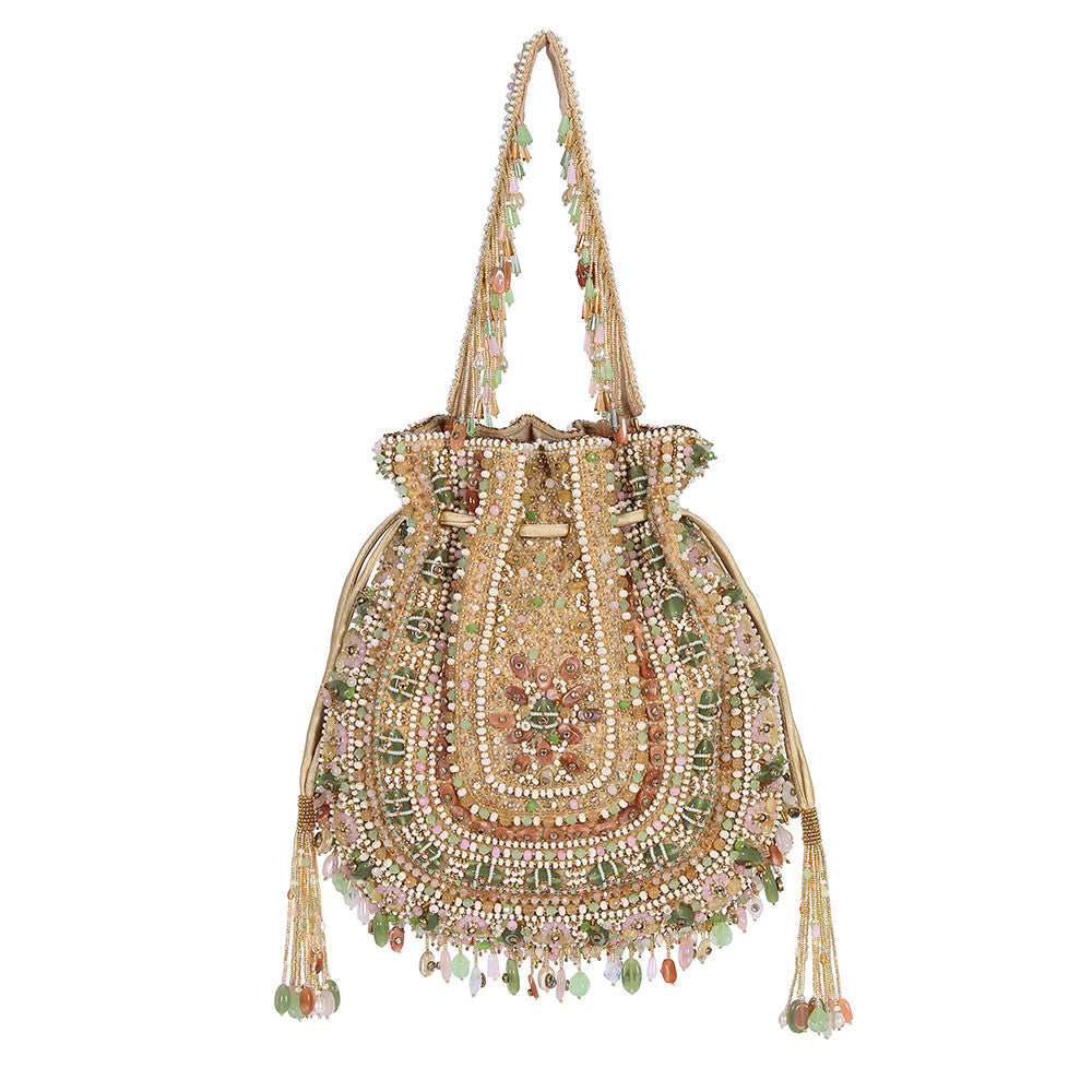 AMARA POTLI SUBLIME PASTEL MULTI WITH HANDLE