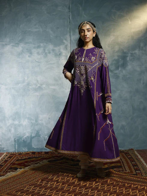Ariana Purple Kurta With Pants