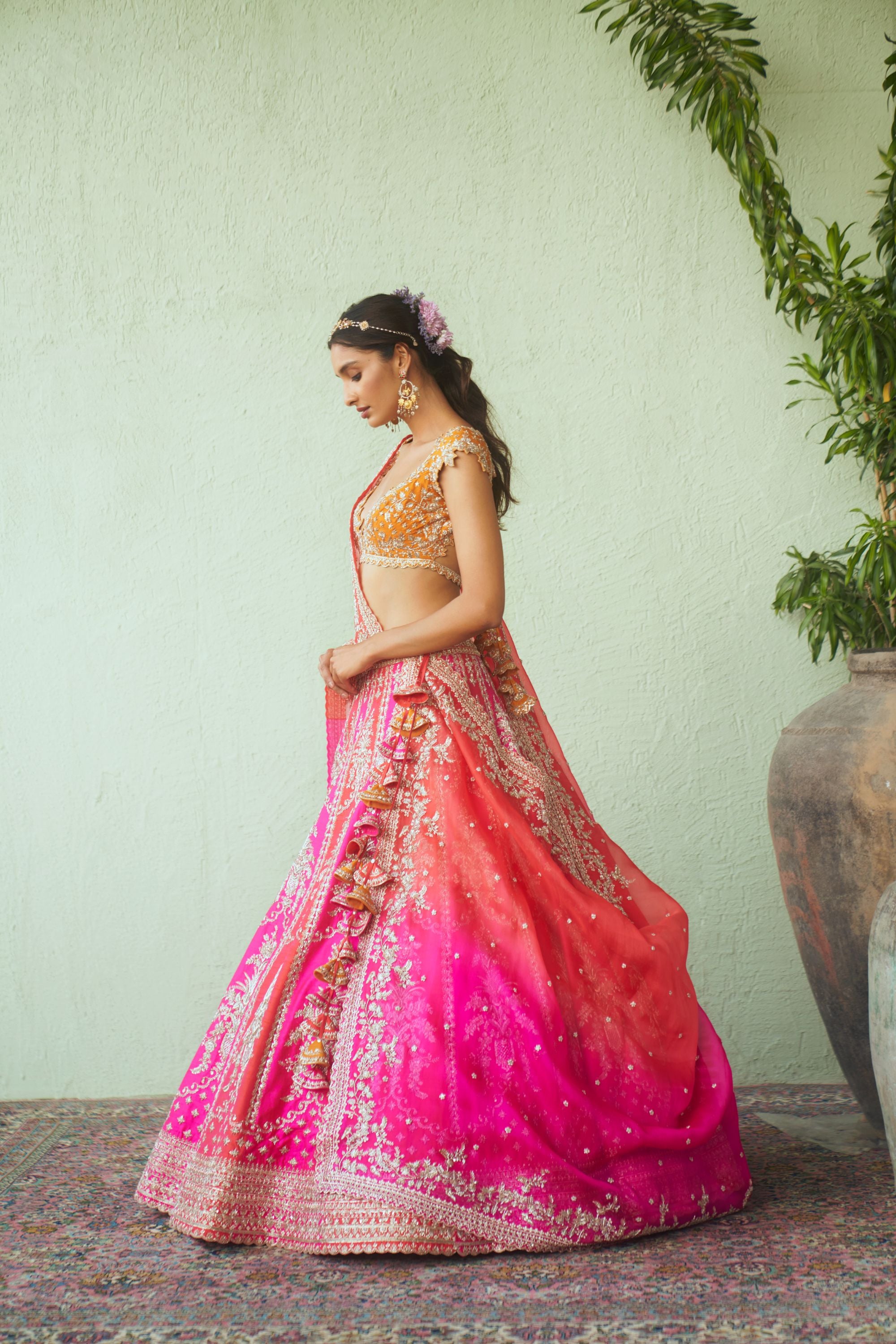 Royal Bouquet Lehenga Set