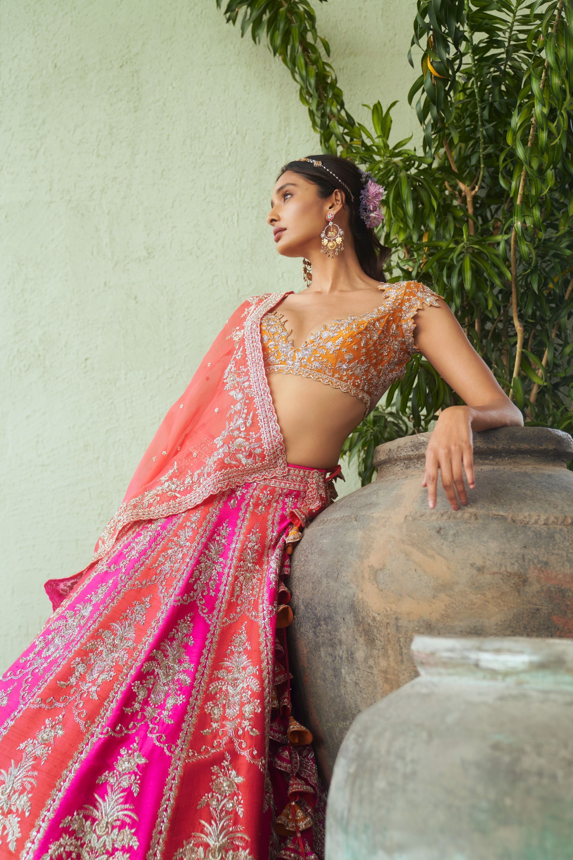 Royal Bouquet Lehenga Set