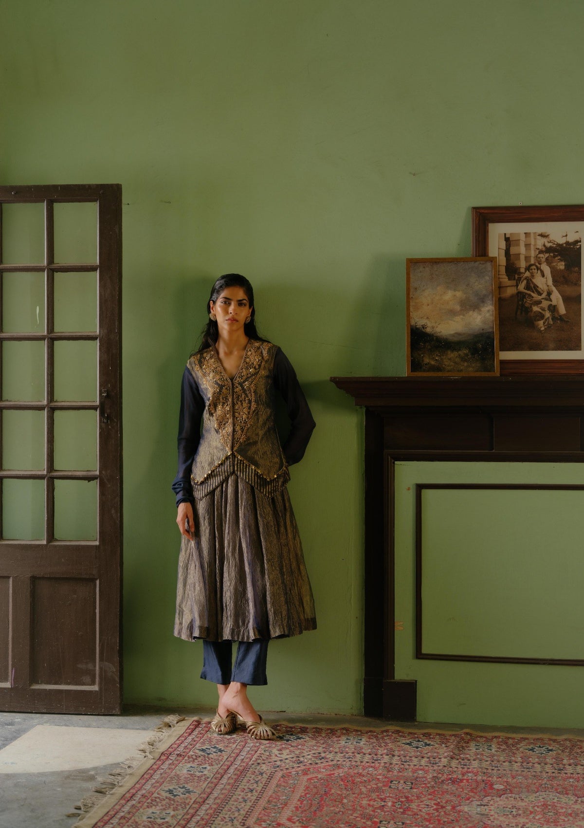 SHREE JACKET ANARKALI PANT SET