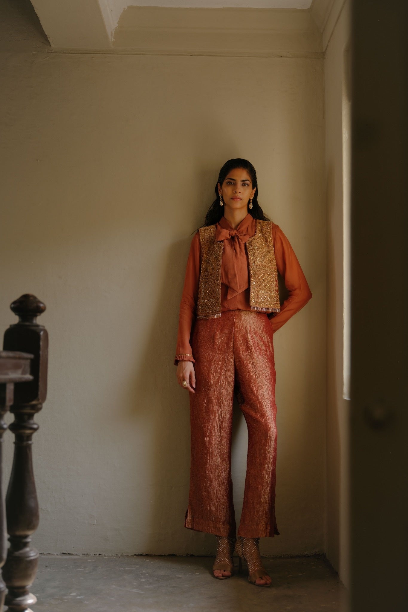 SHAMI JACKET TOP AND PANT SET