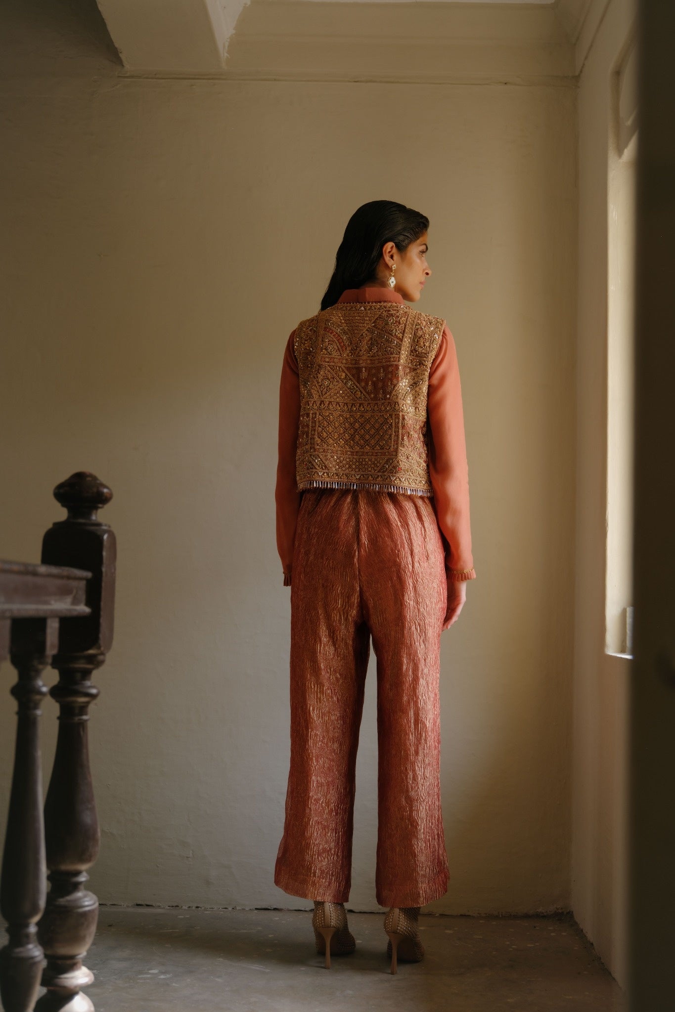 SHAMI JACKET TOP AND PANT SET