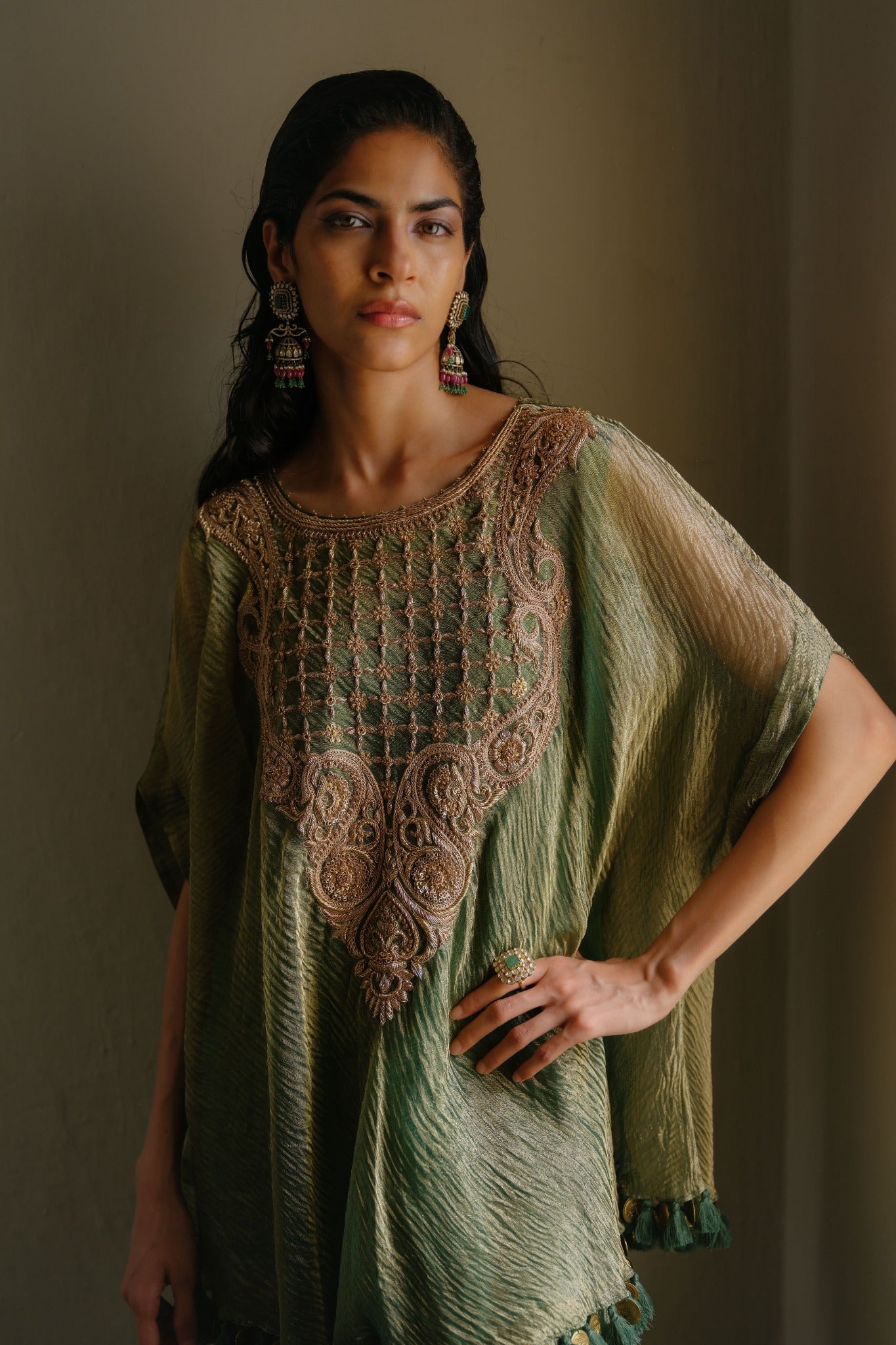 ANANDI CO-ORD SET-GREEN