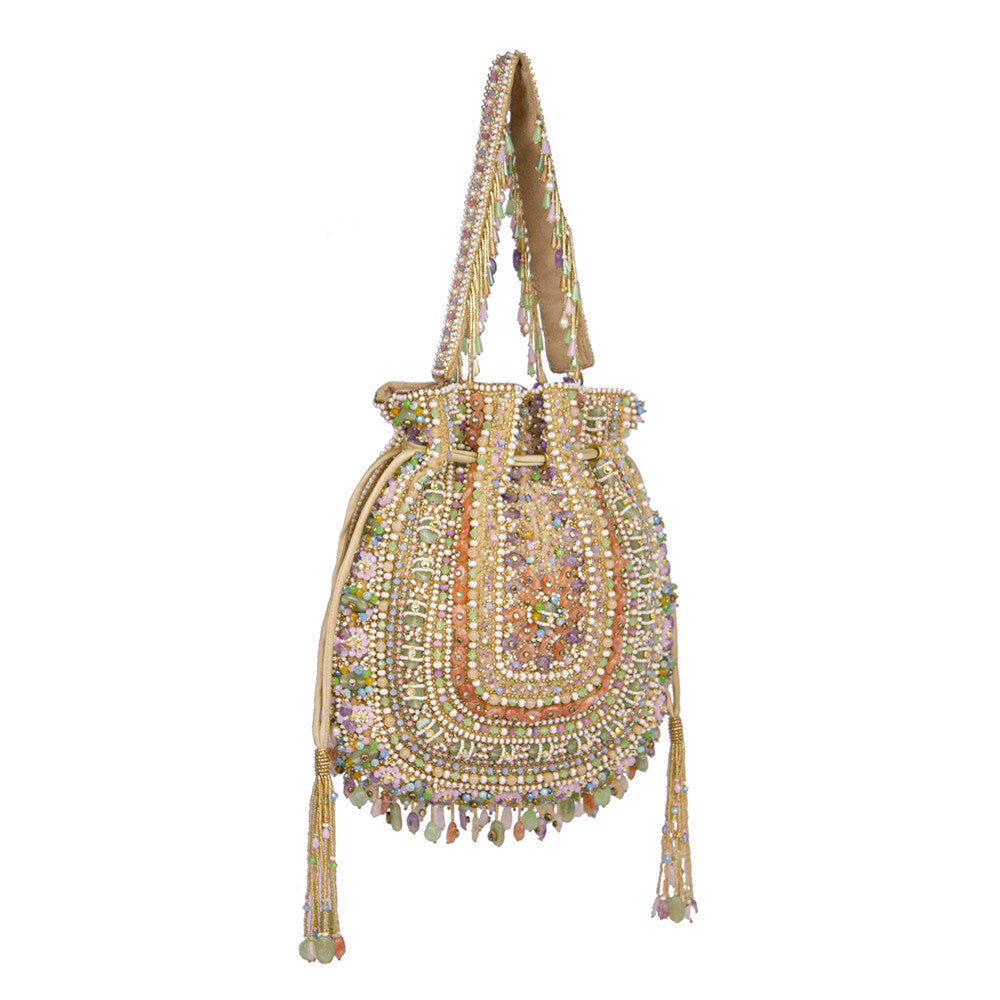 Amara Potli Amethyst Lavender Multi With Handle