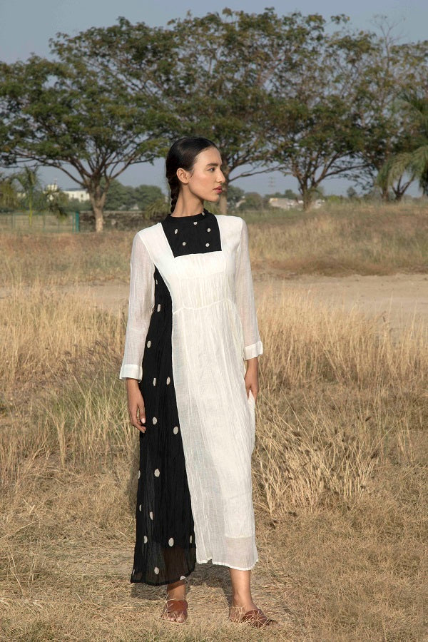 Yoke Gathering Dress