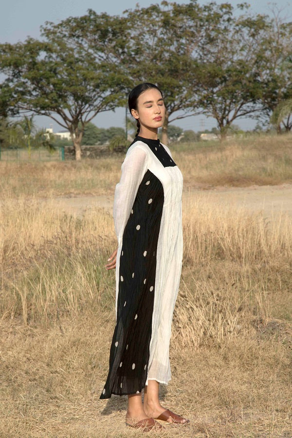 Yoke Gathering Dress