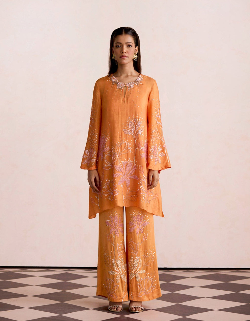 Apricot Tunic Set