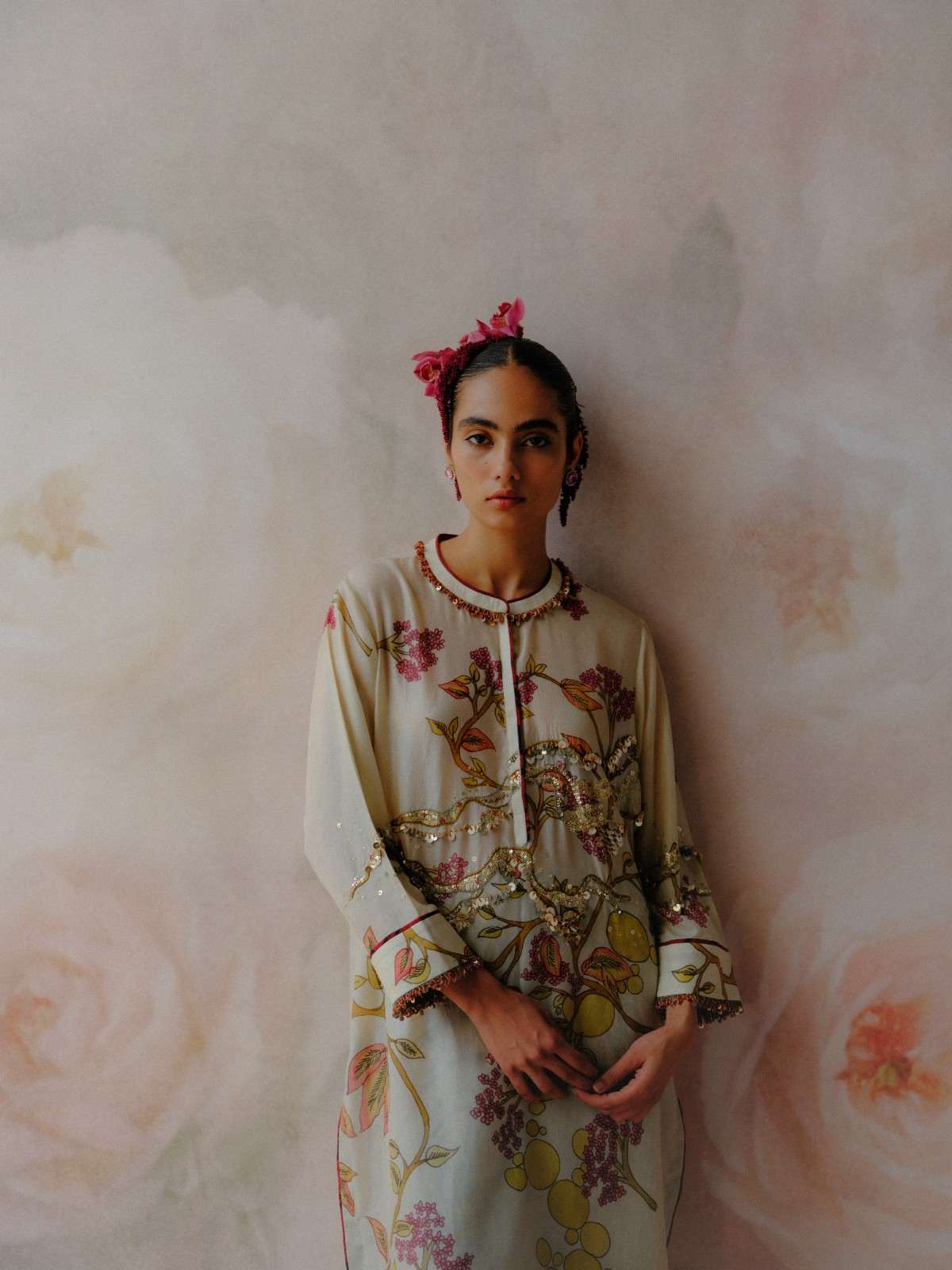 Blush Bloom Kurta Set
