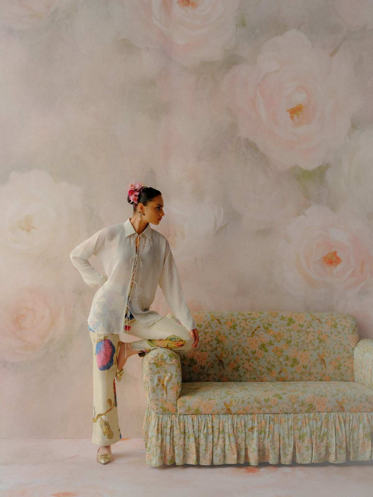 Sheer Bloom Overlay Set
