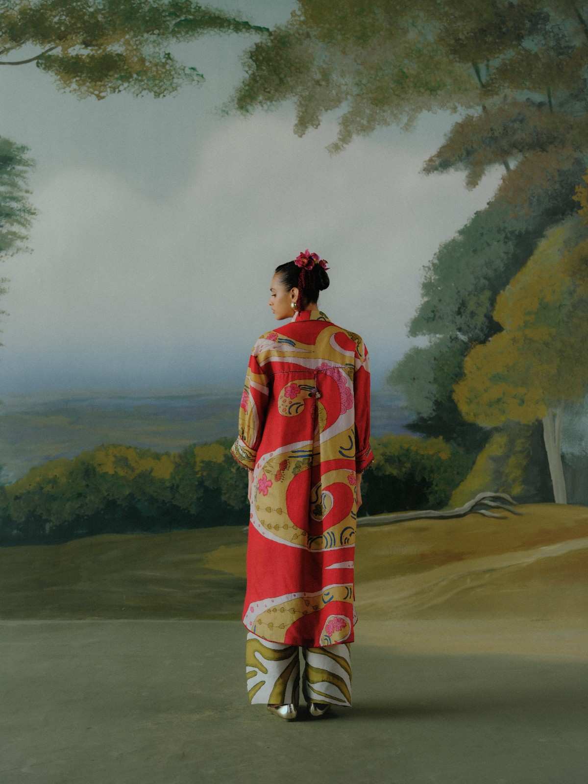 Crimson Story Kurta Set
