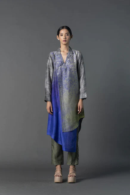 Array assyemtric tunic with pants