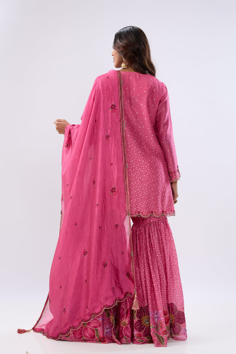 Blossom Pink Sharara Set