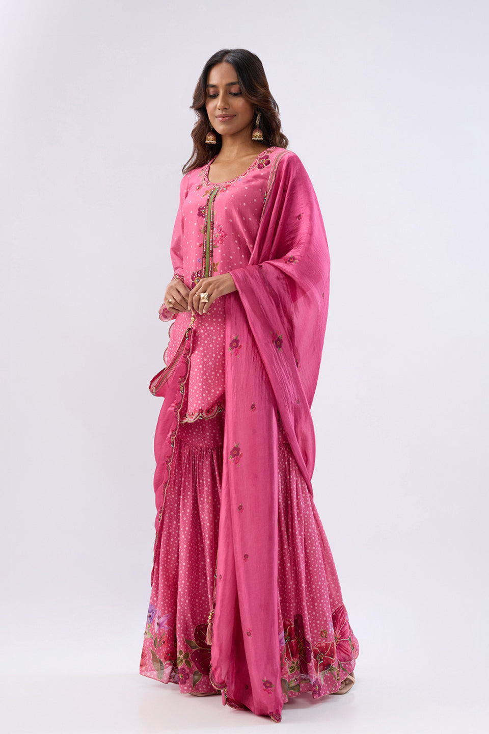 Blossom Pink Sharara Set
