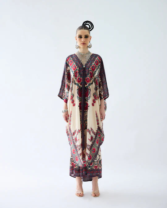 Bukhara Maroon Dalilah - Surilee Tunic Set