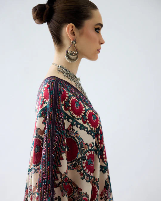 Bukhara Maroon Dalilah - Surilee Tunic Set