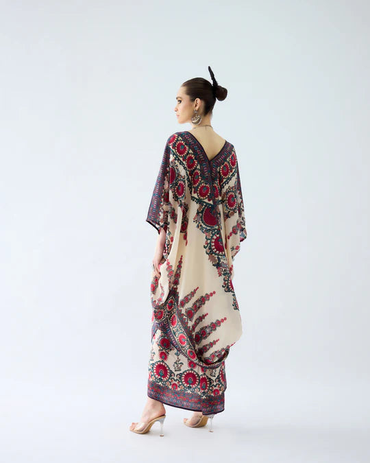 Bukhara Maroon Dalilah - Surilee Tunic Set