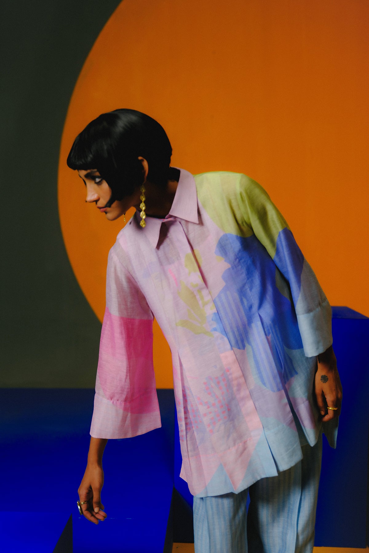 Bough orchid pink & powder blue co-ord set