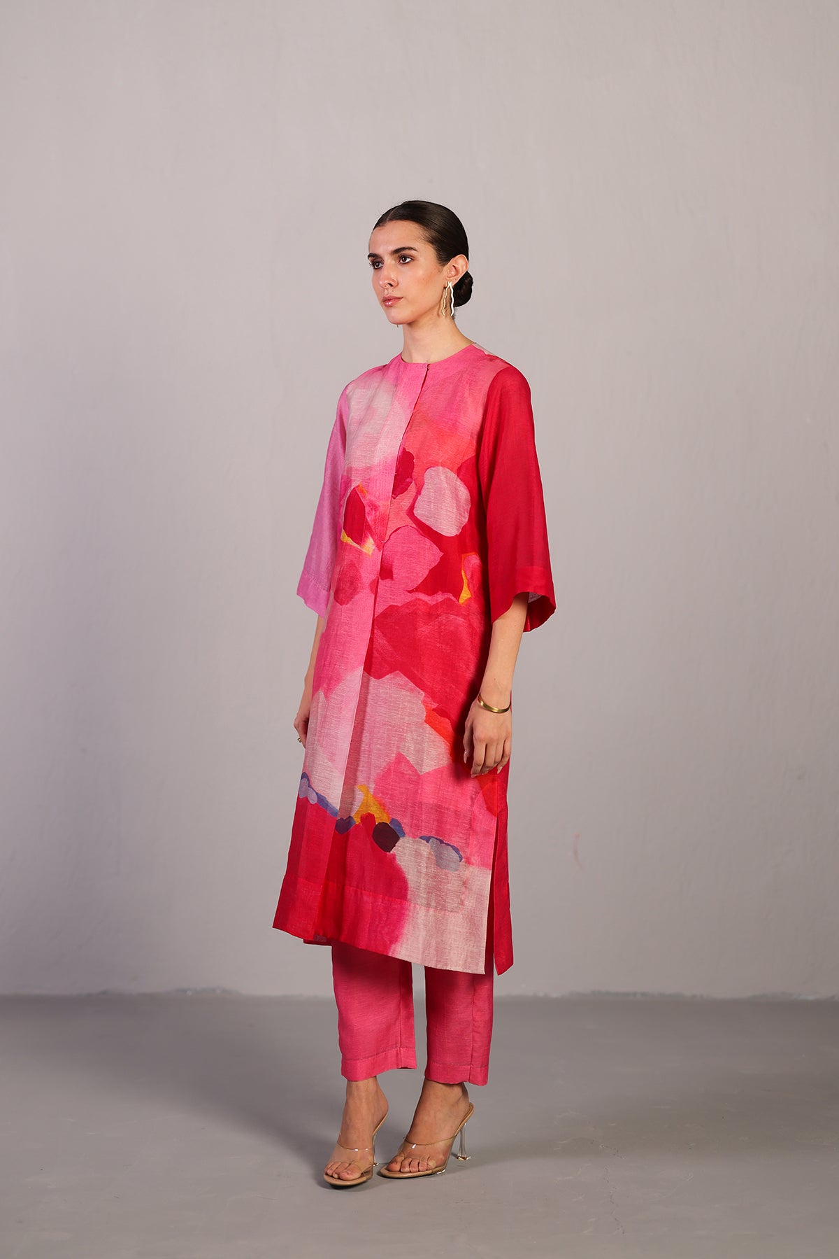 Candy Floss blush pink kurta set