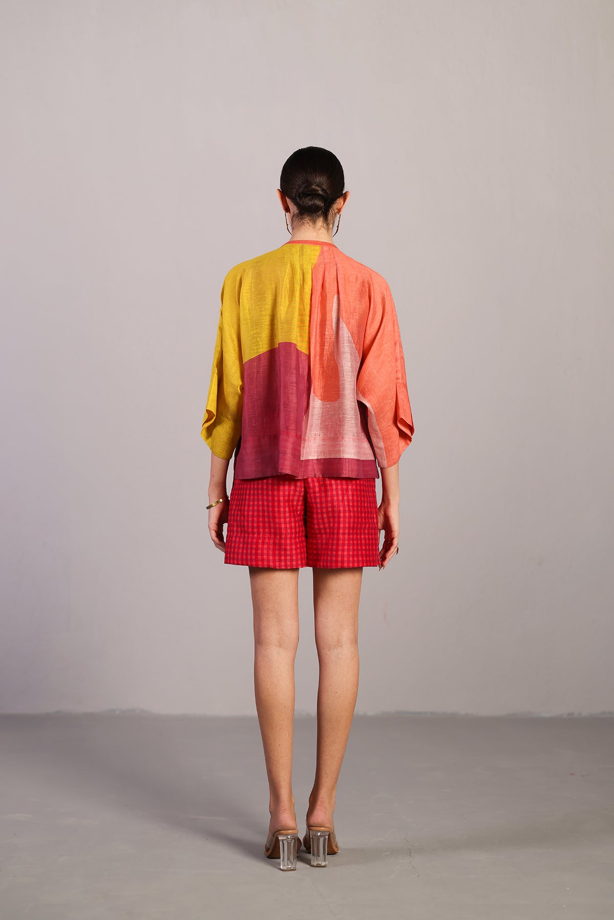 Bough Orange-red Coord set