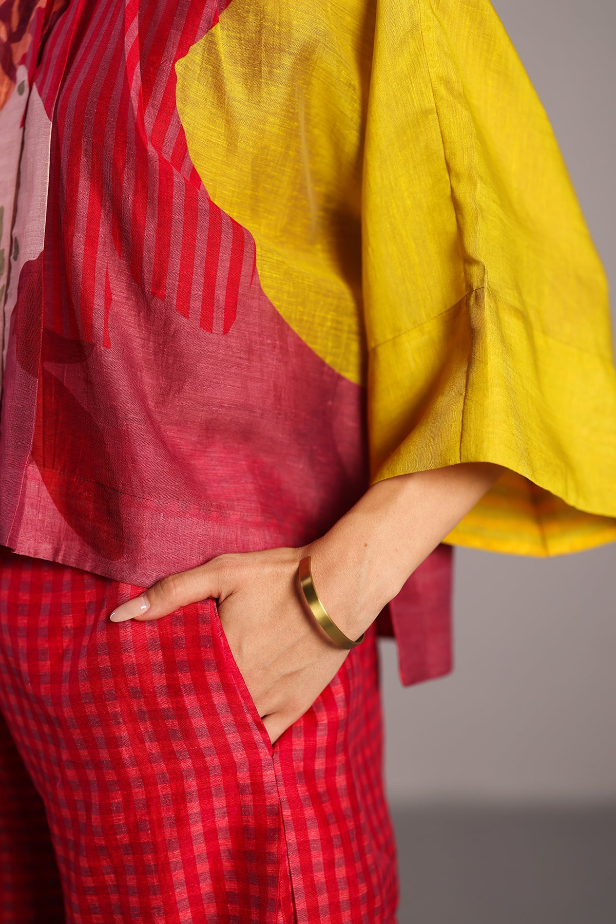 Bough Orange-red Coord set