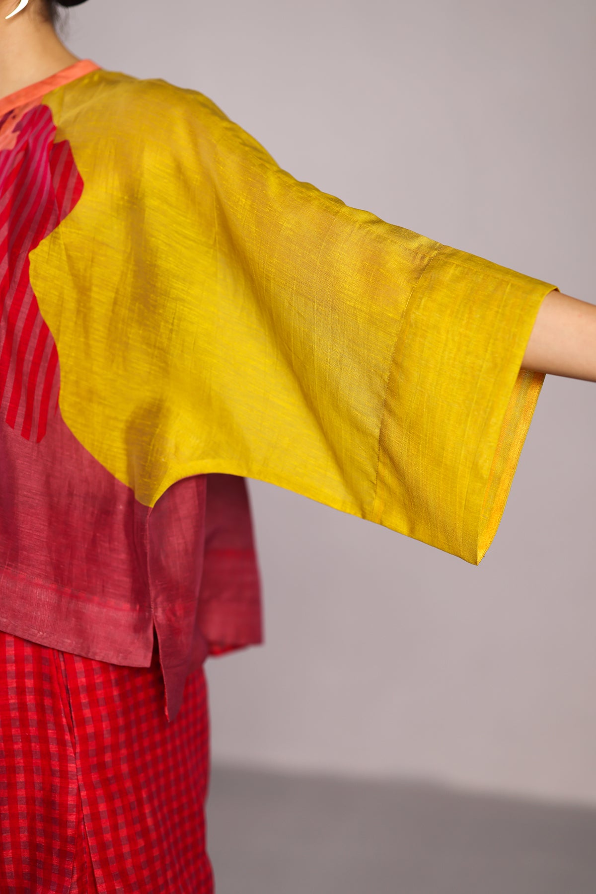 Bough Orange-red Coord set