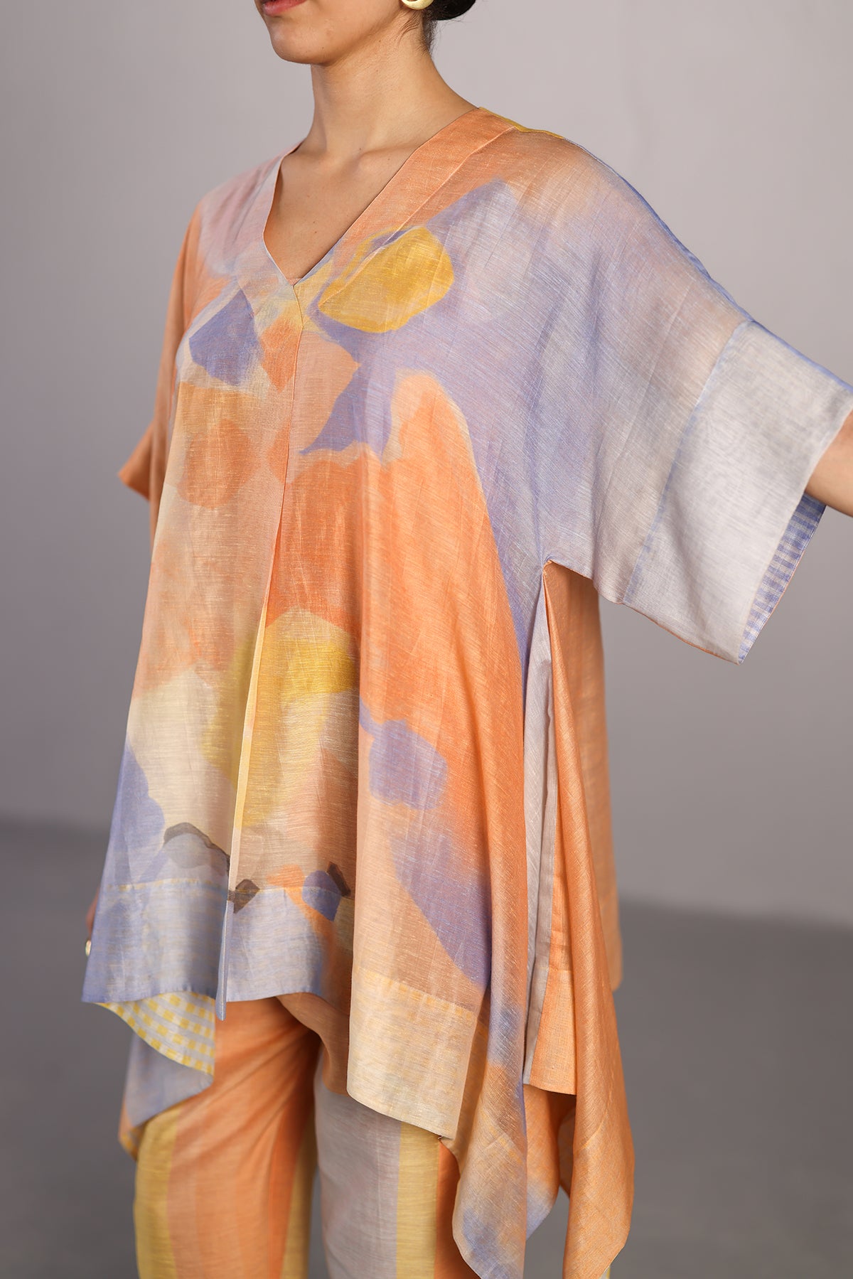 Candy Floss soft blue & orange co-ord set