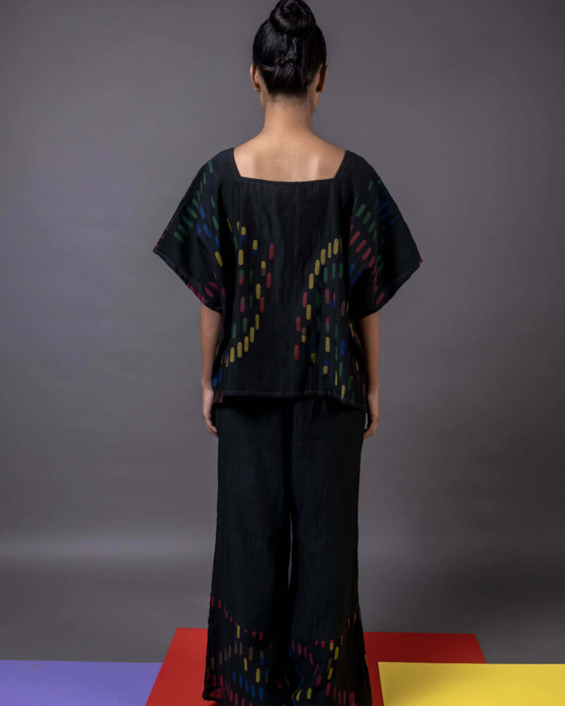 Chanderi STN Black Palazzo