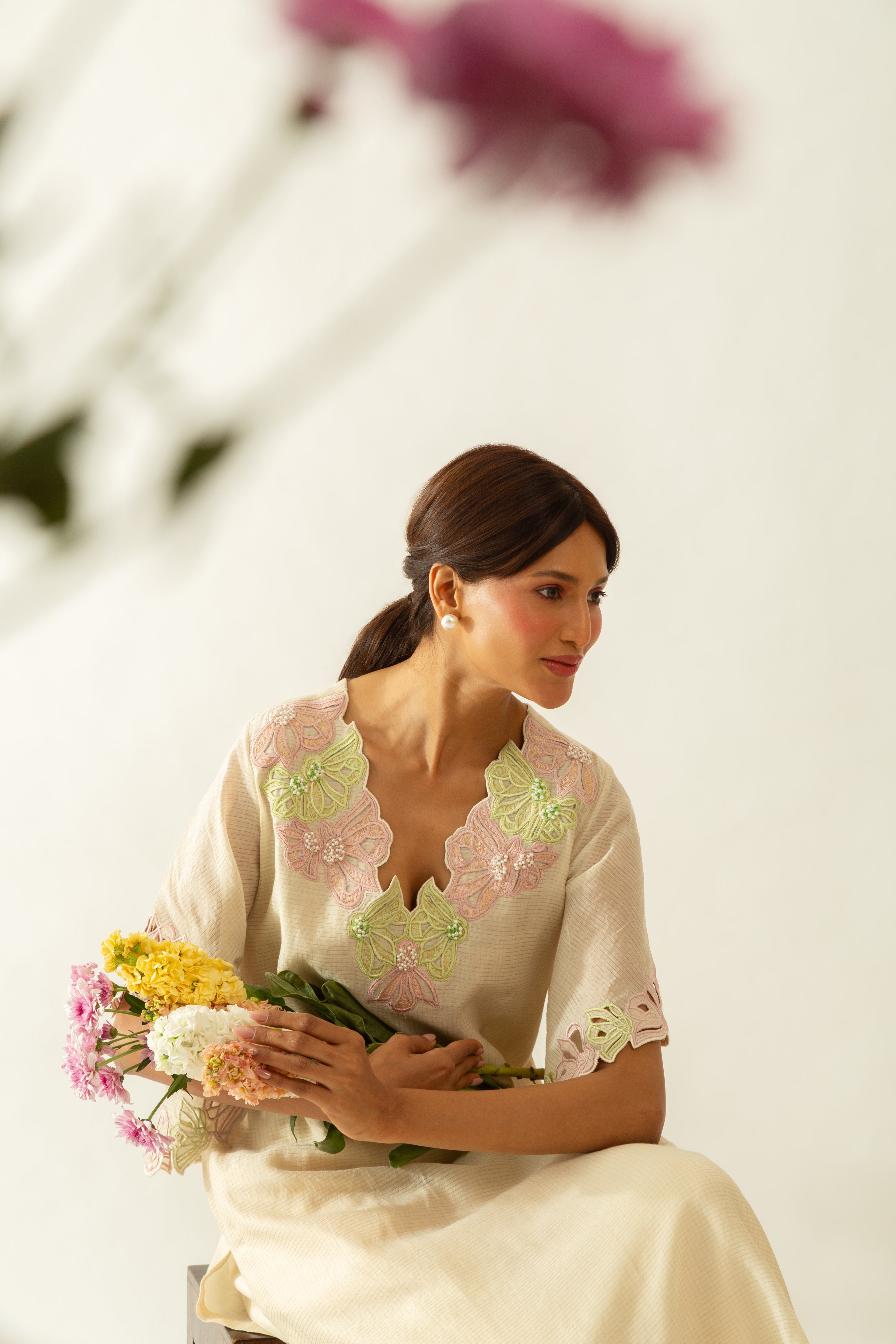 Moonlit Pearl Kurta Set