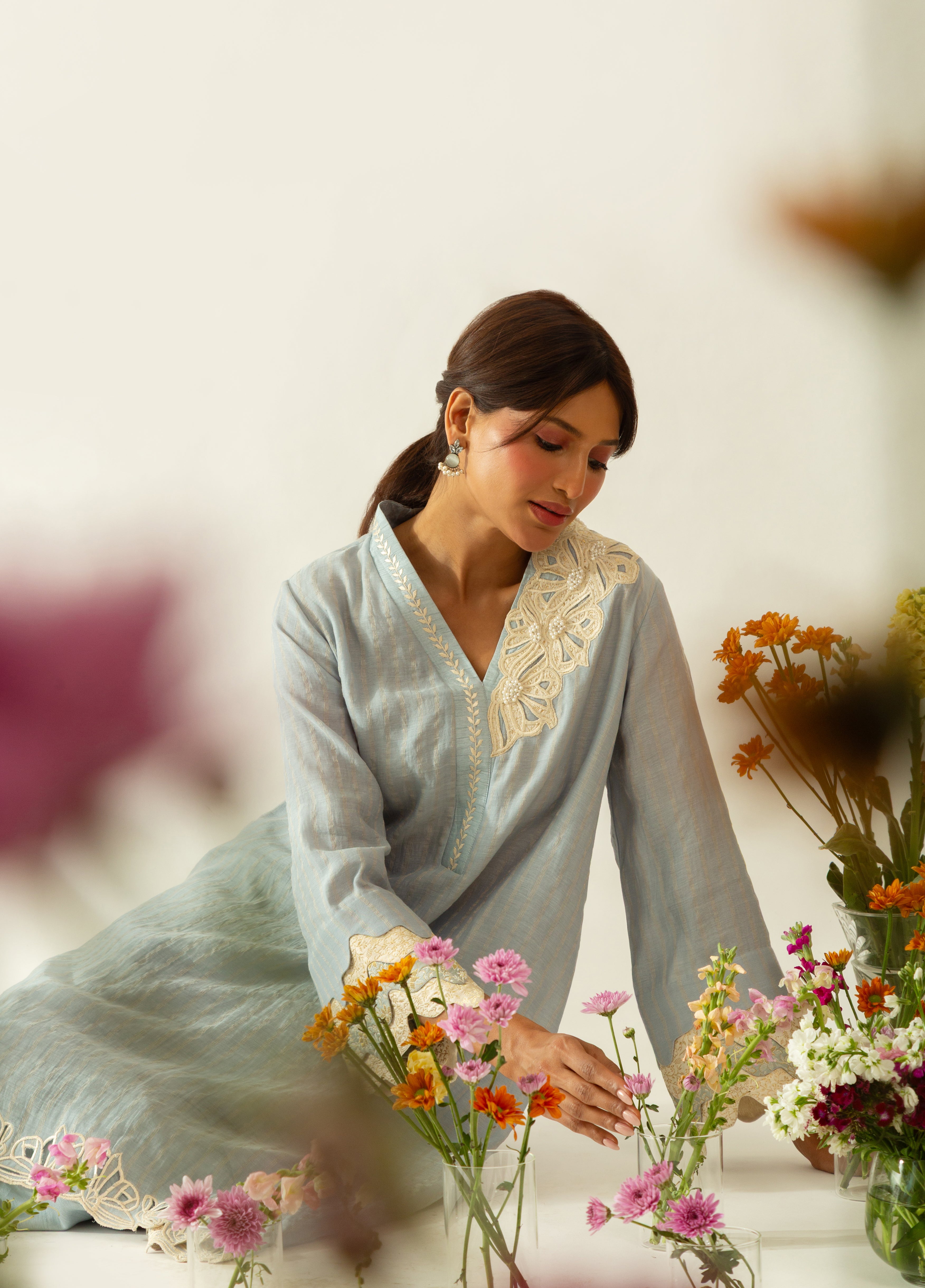 Blue Mirage Kurta Set