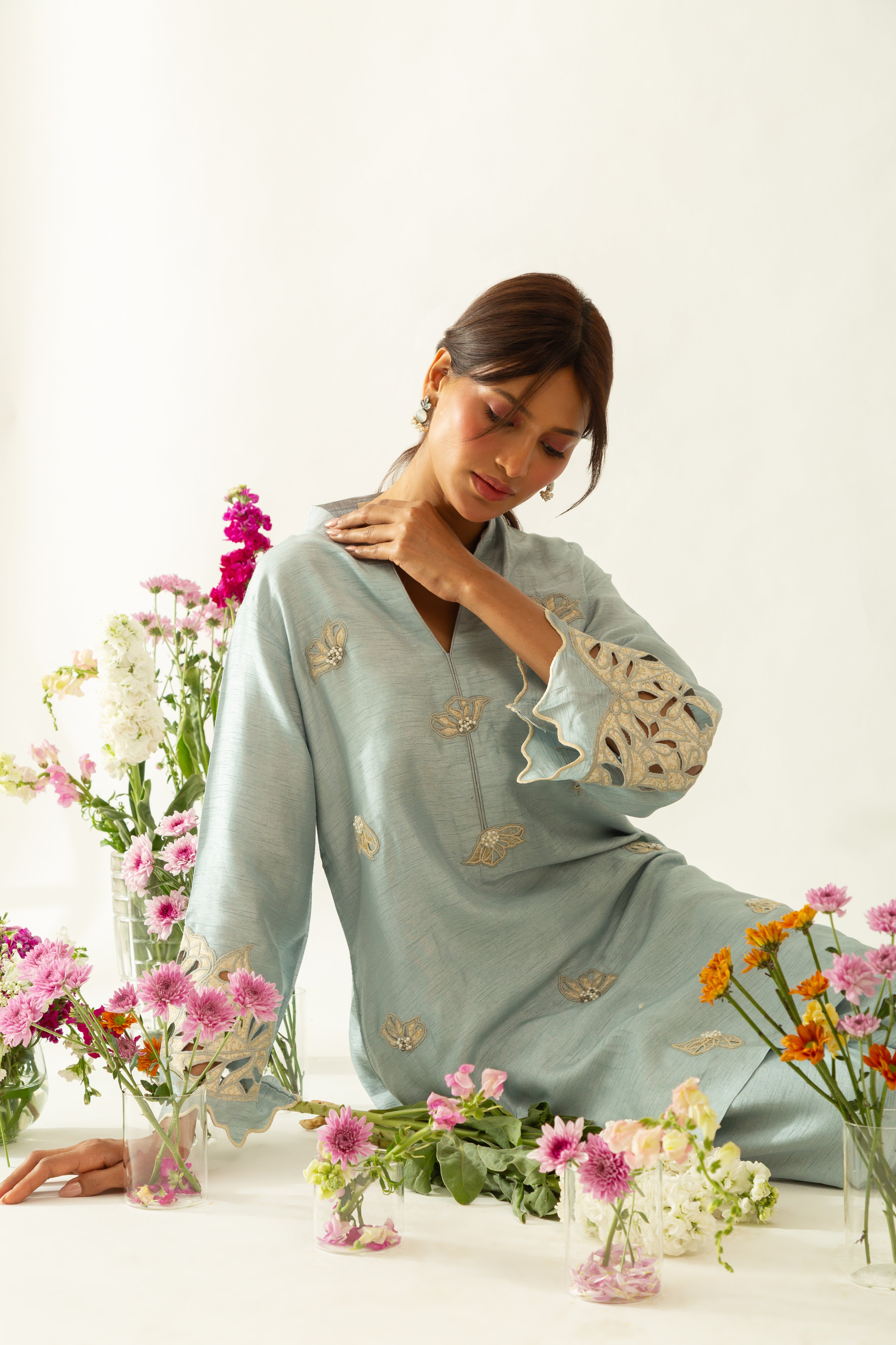 Azure Haze Kurta Set