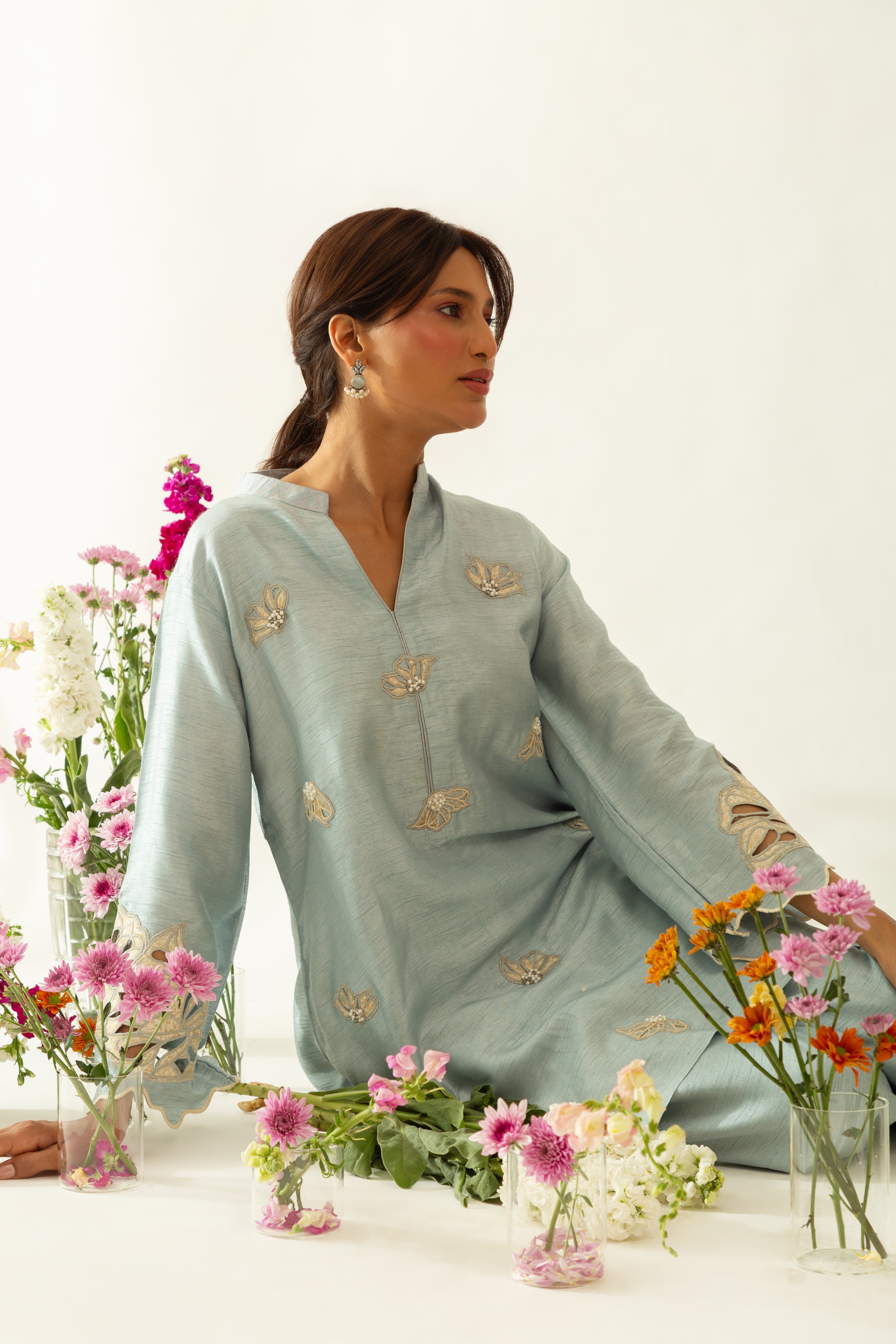 Azure Haze Kurta Set