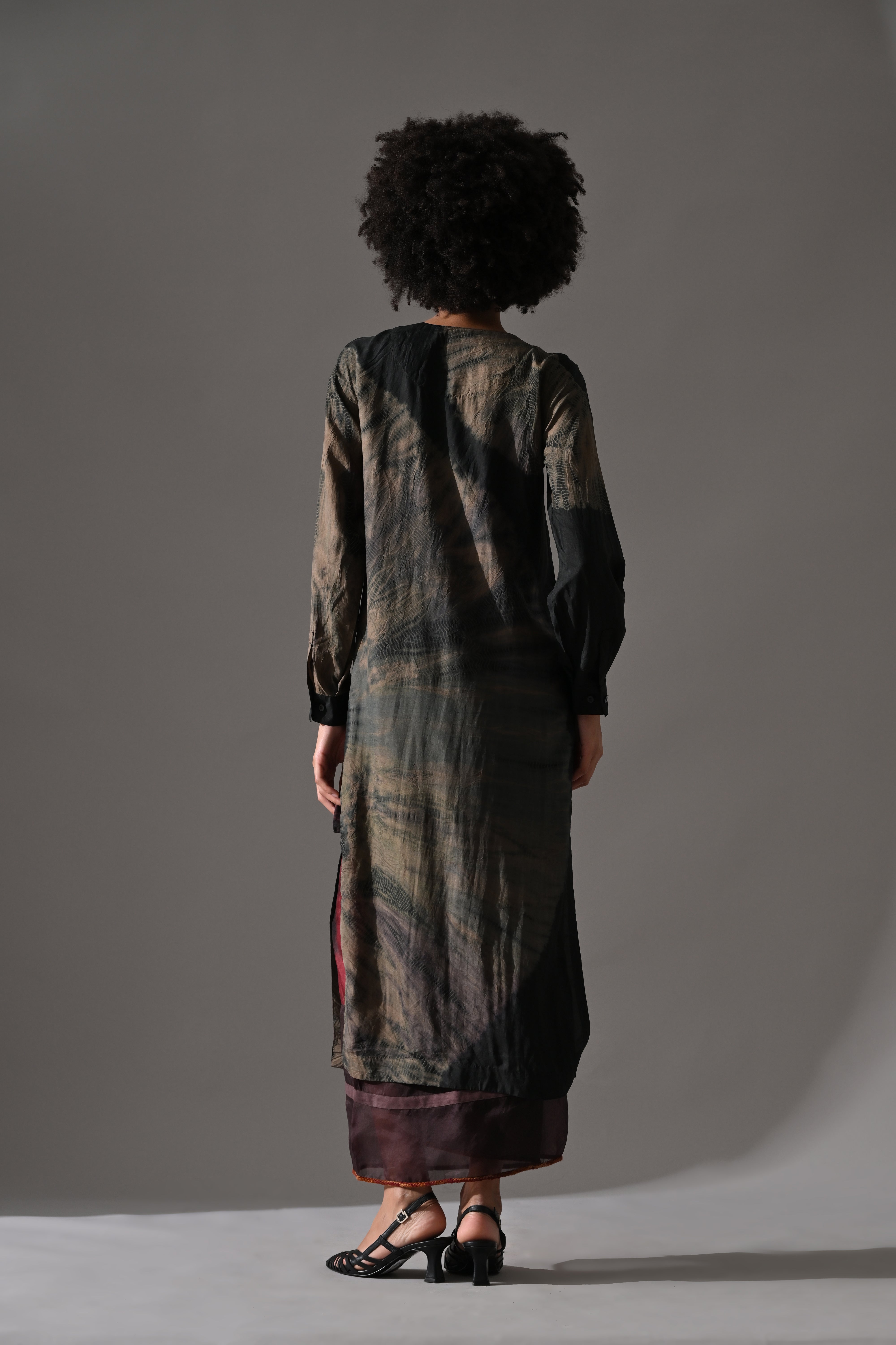 Multi Patchwork and Placement Tie Dye Skirt Set