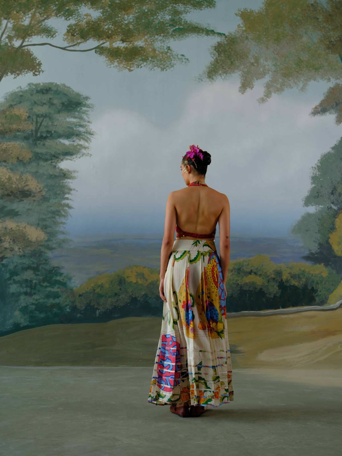 Summer Meadow Skirt Set