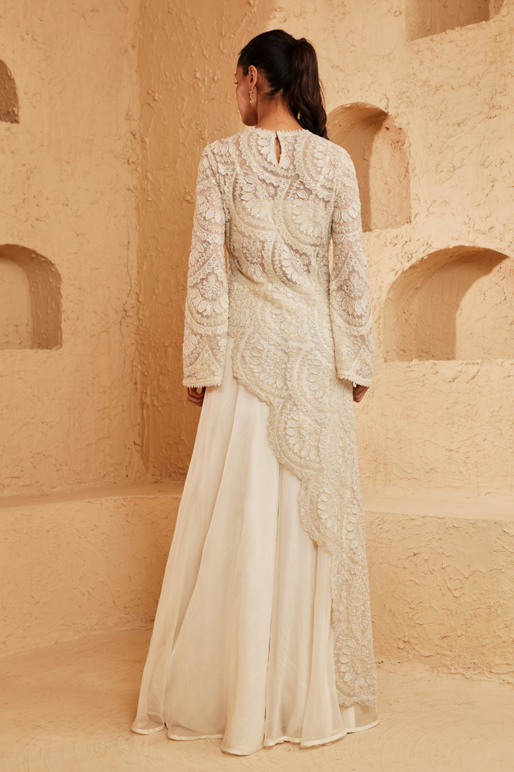 Noorah Asymmetric Kurta Set