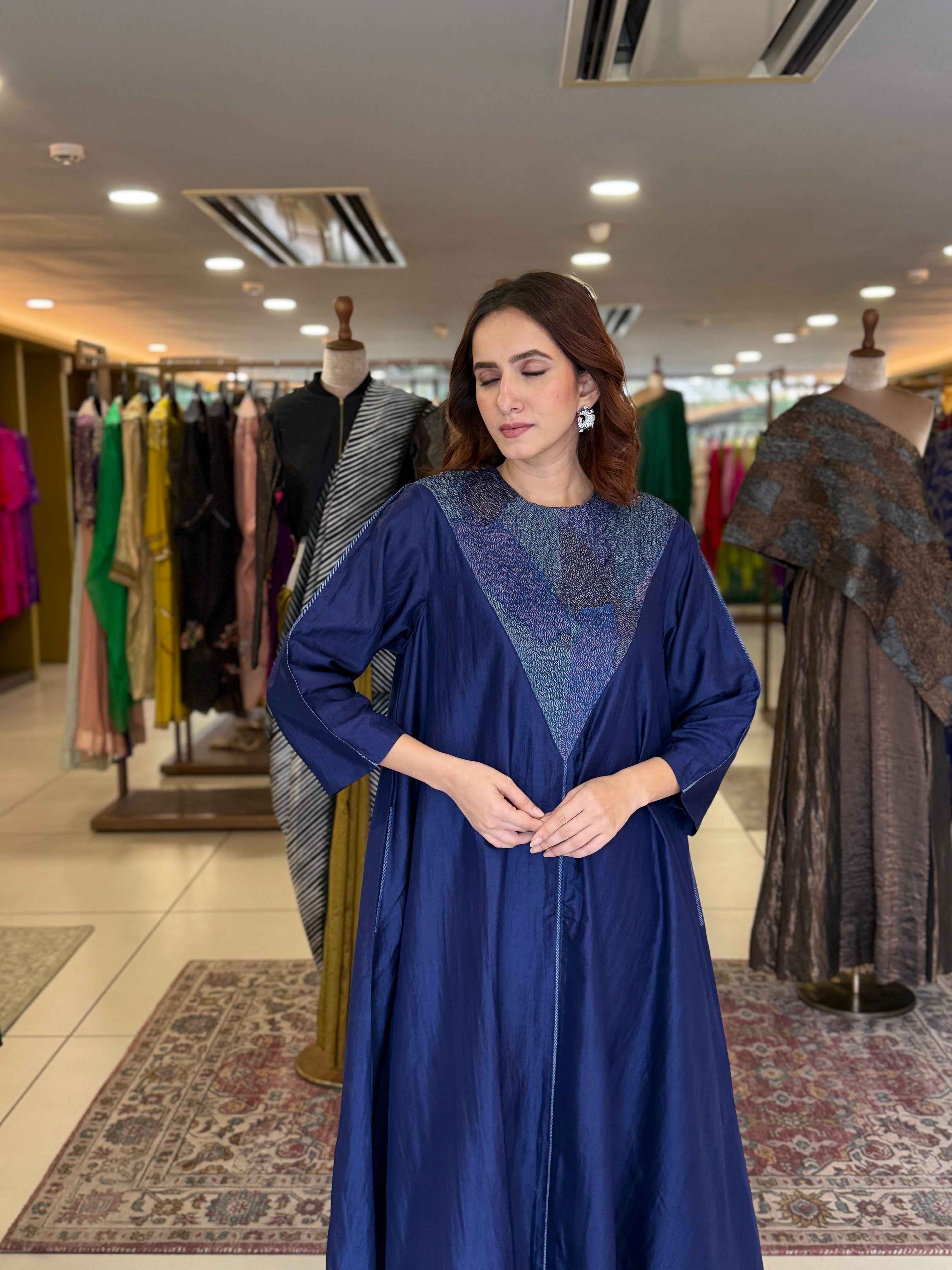 Armour Kurta - Navy Blue