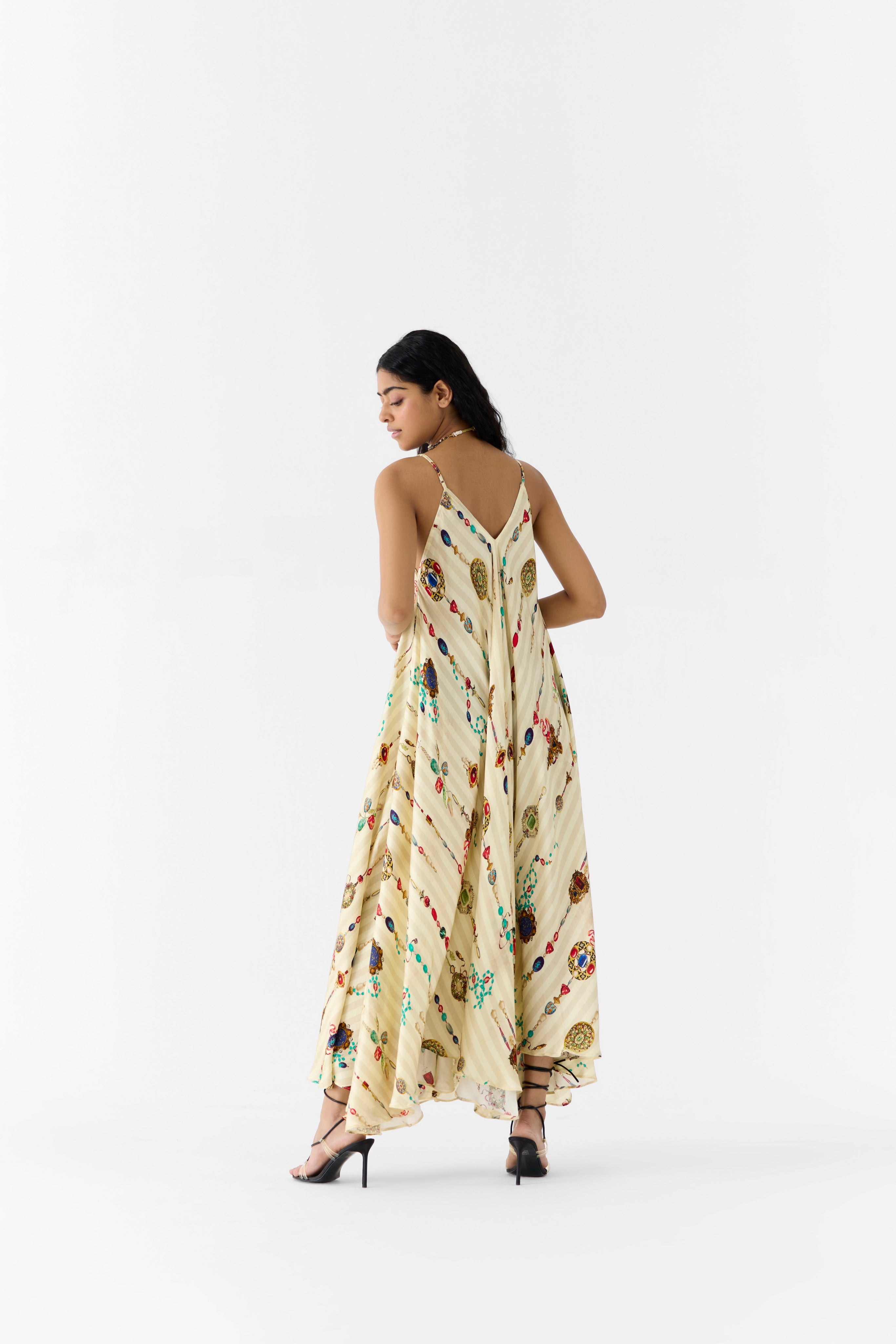 TIJORI STRAPPY DRESS