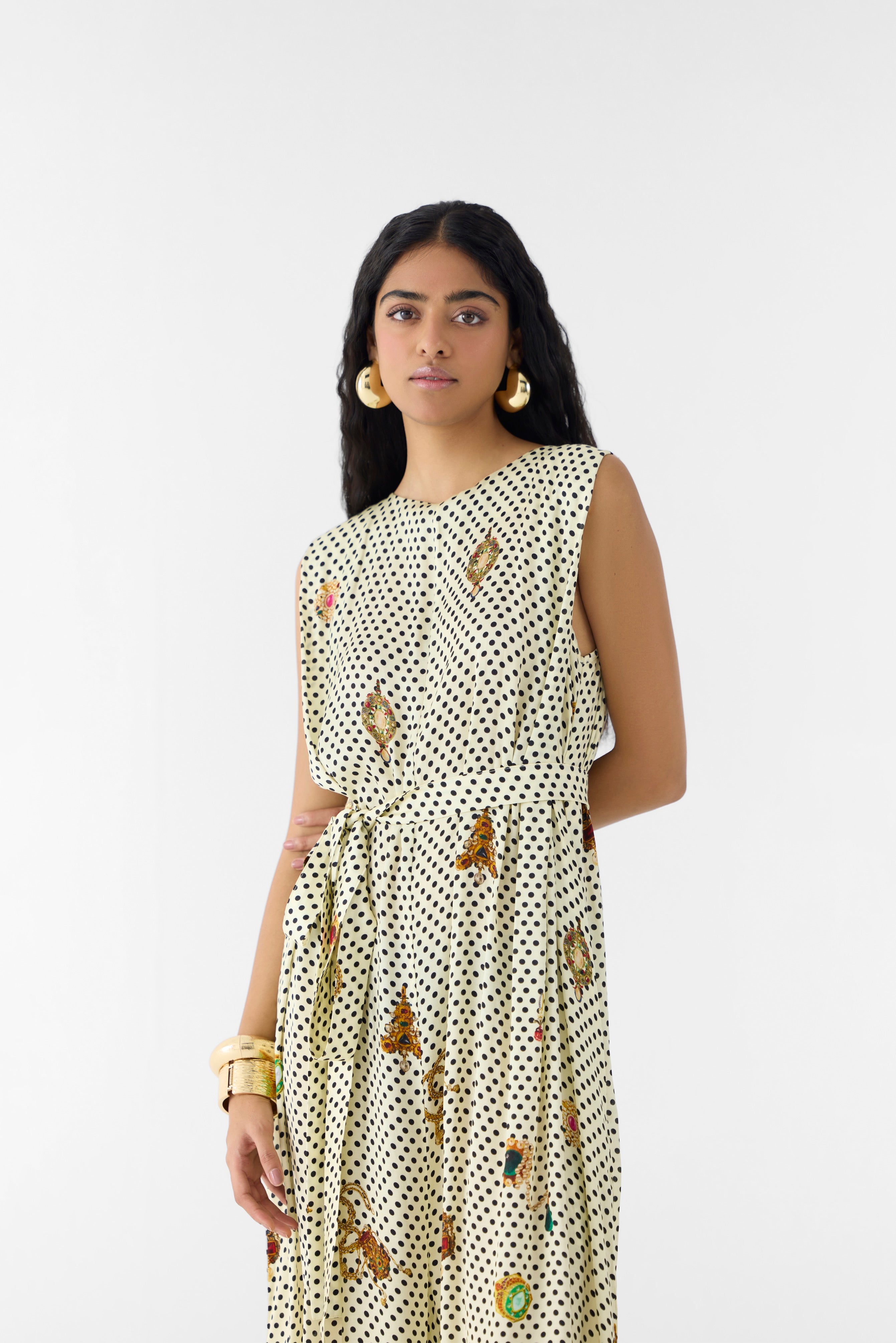 PEARL POLKA DOT JUMPSUIT