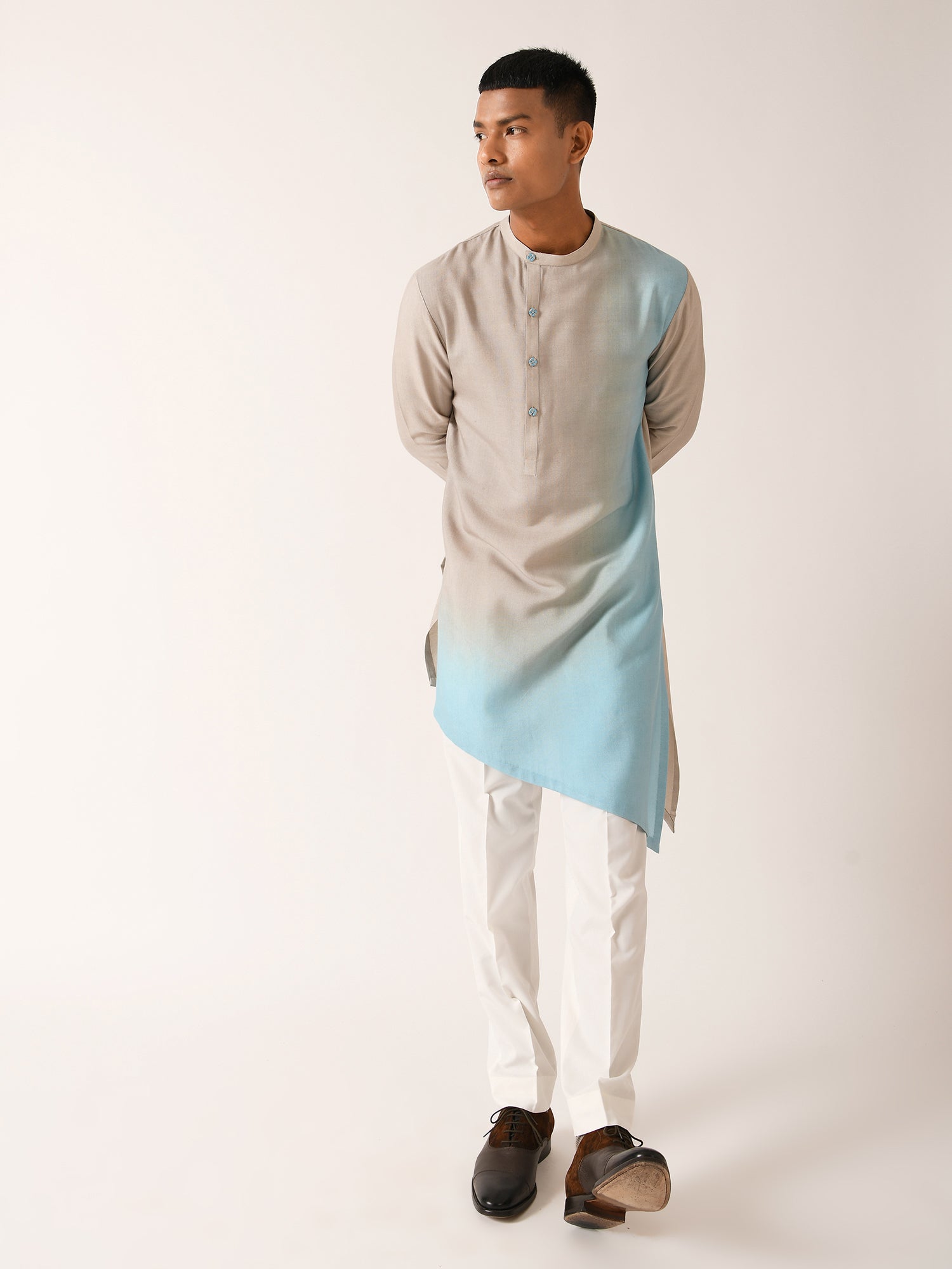 Dip Dyed Asymmetric Kurta