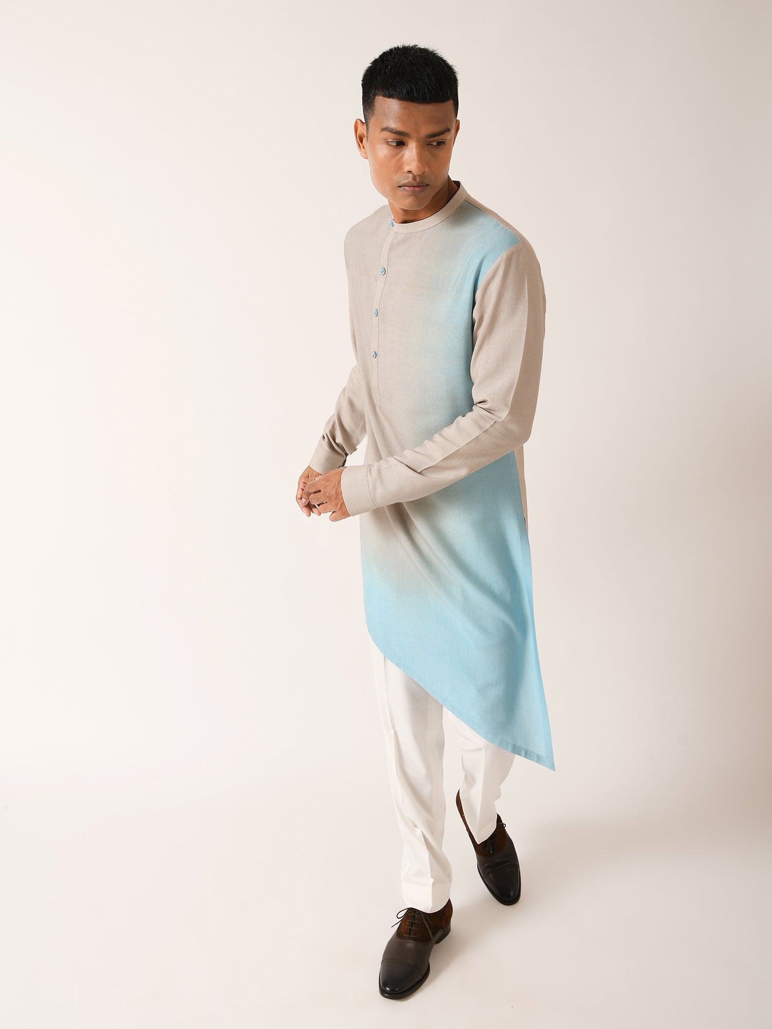 Dip Dyed Asymmetric Kurta