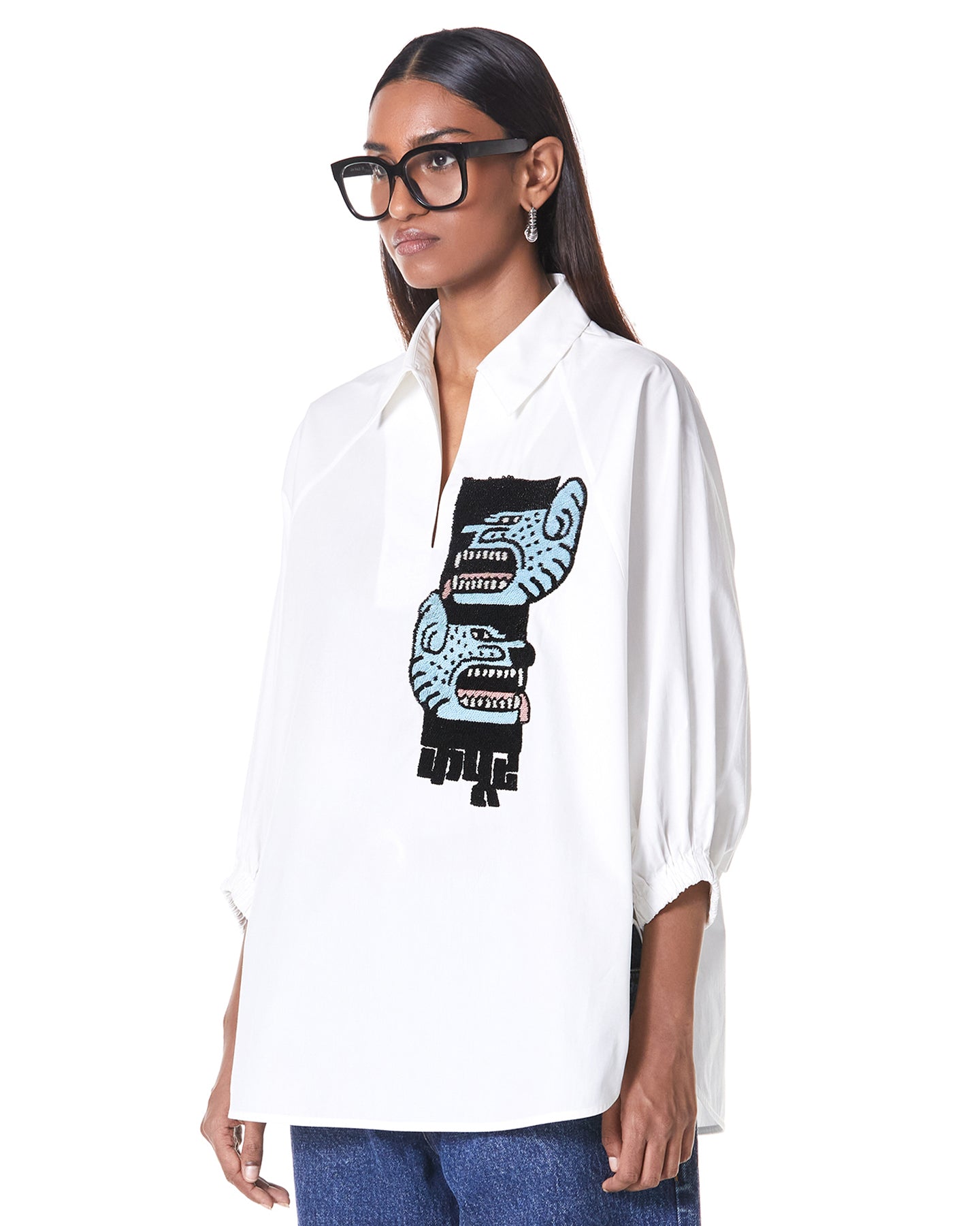 MAYAN POLO BATWING SHIRT