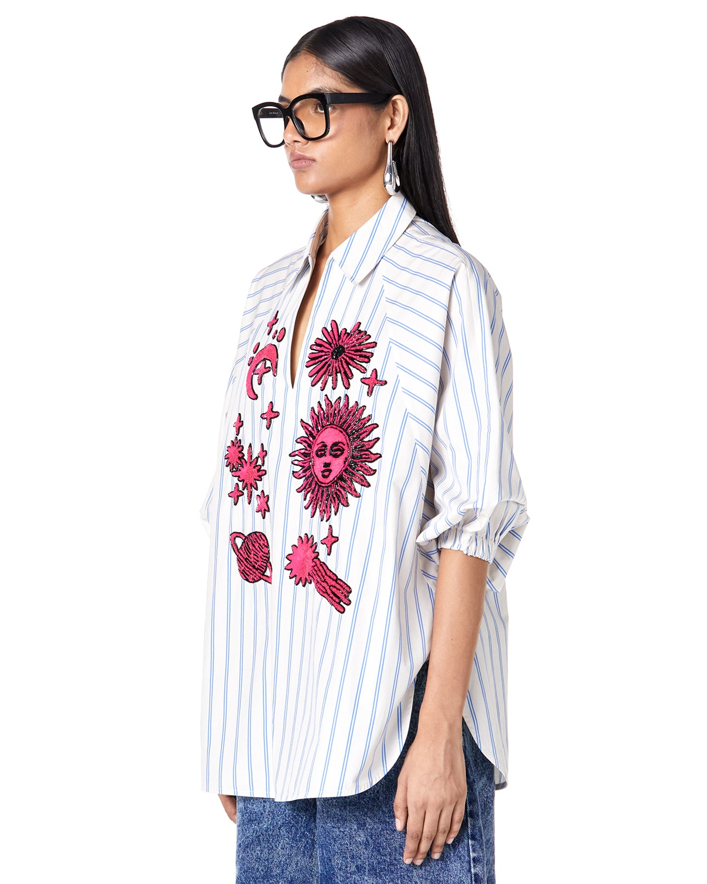 CELESTIAL POLO BATWING SHIRT