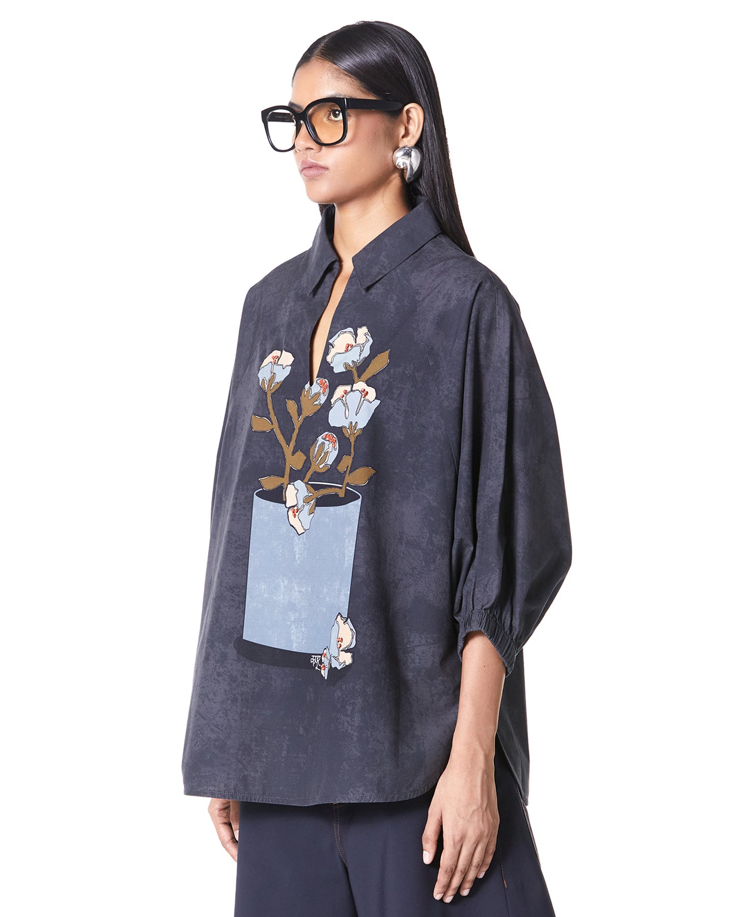 ENGINEERED POLO BATWING SHIRT