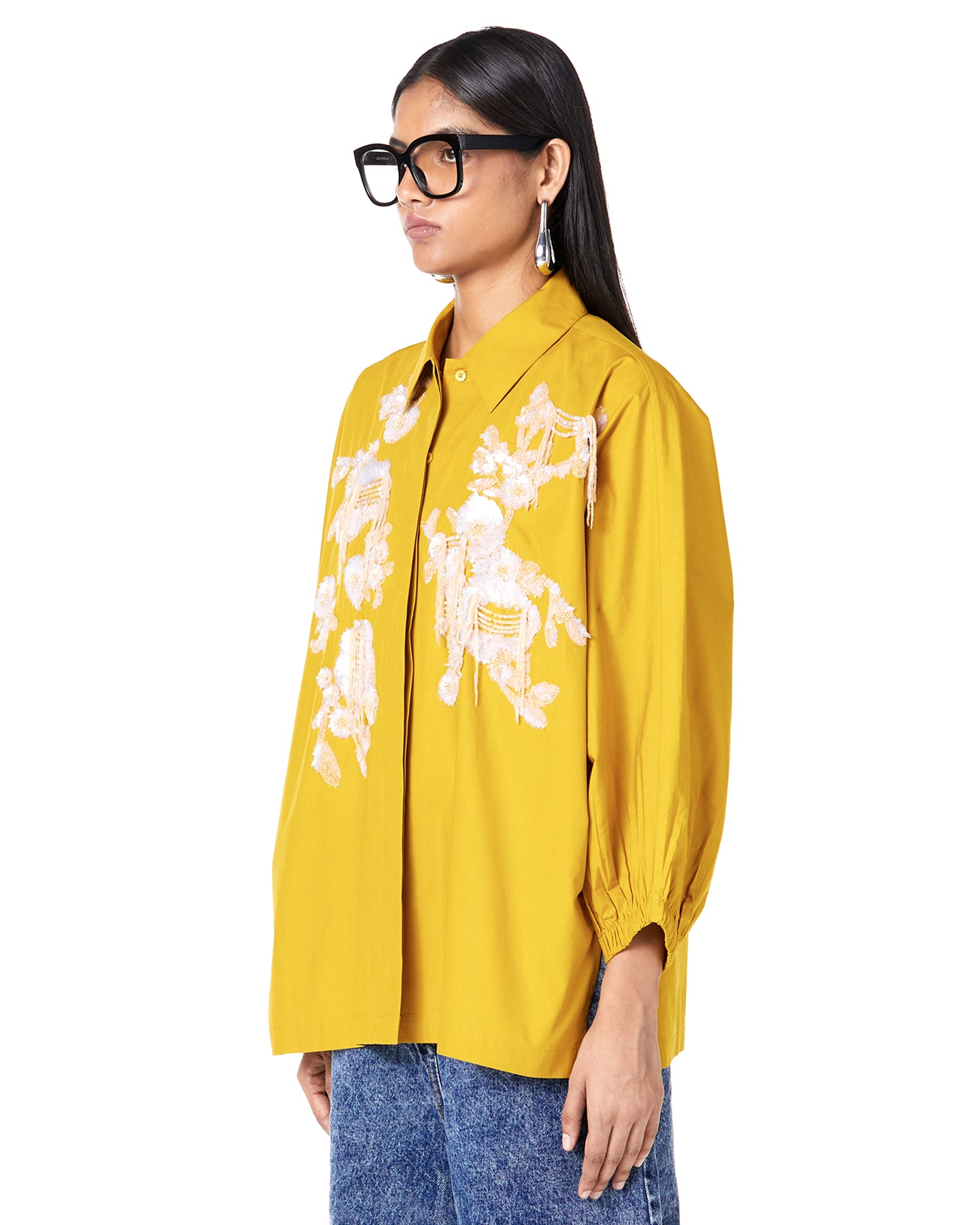 BOUQUET BATWING SHIRT
