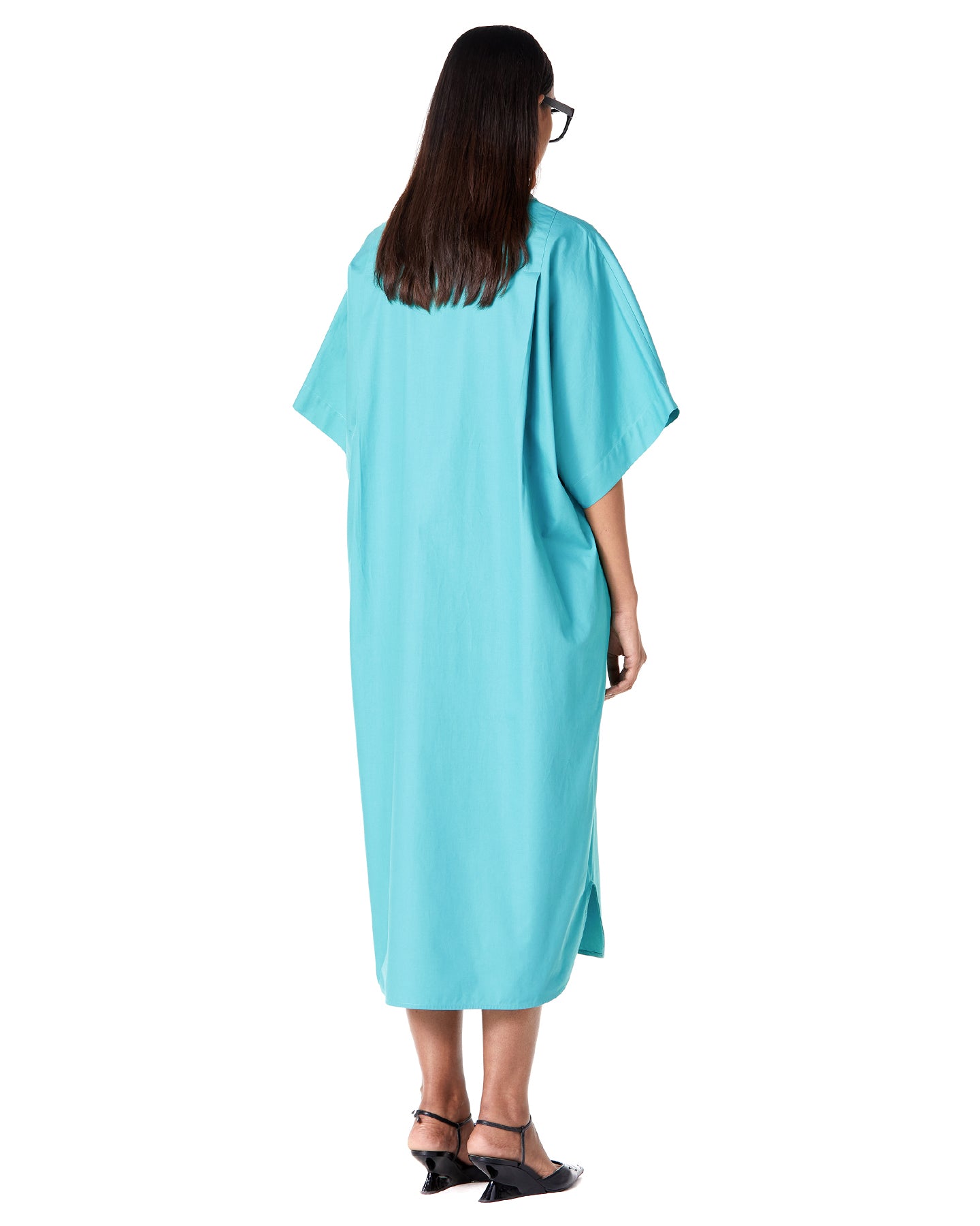 HALF BATWING SHIRT- DRESS