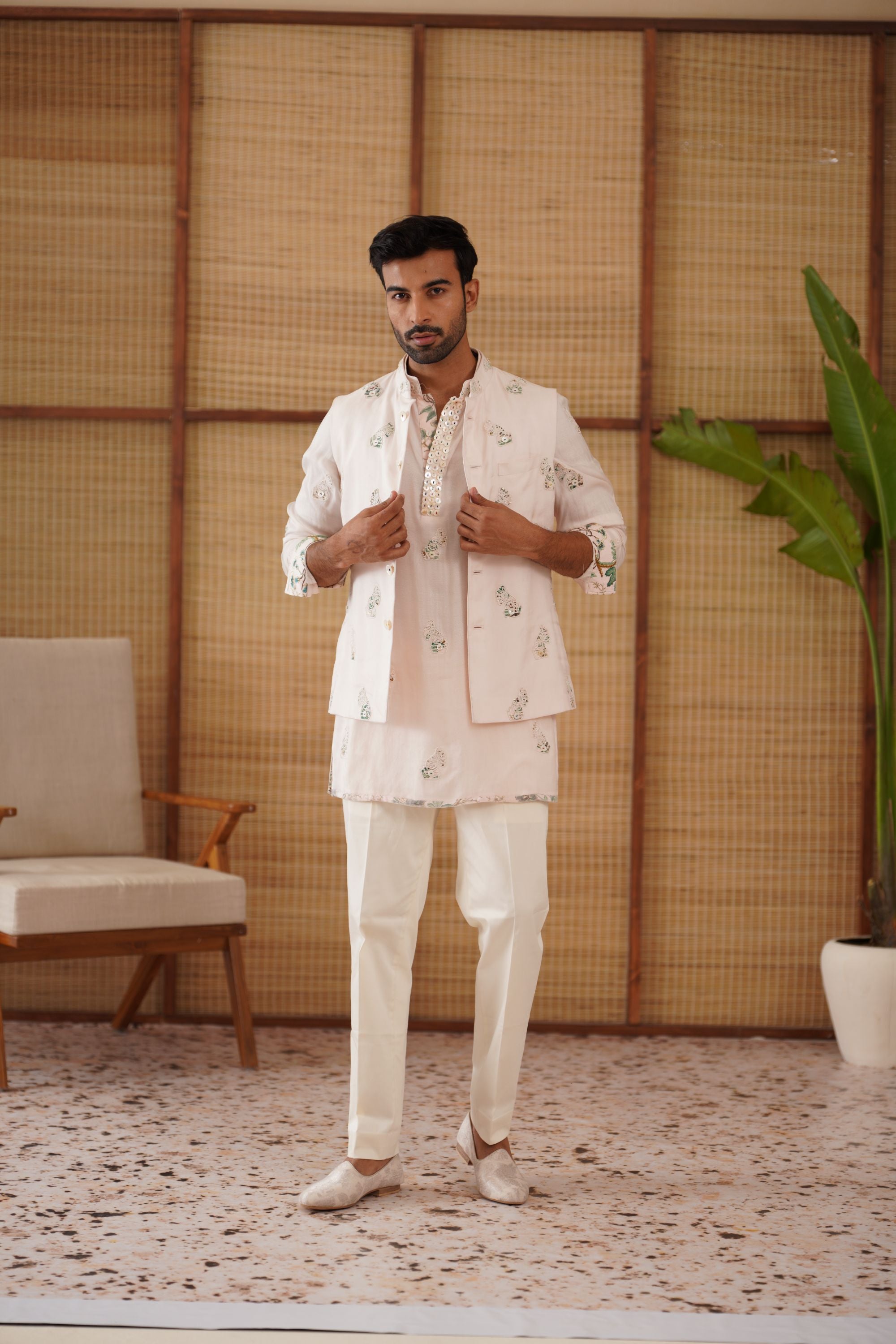 Gramophone Nehru Jacket Set