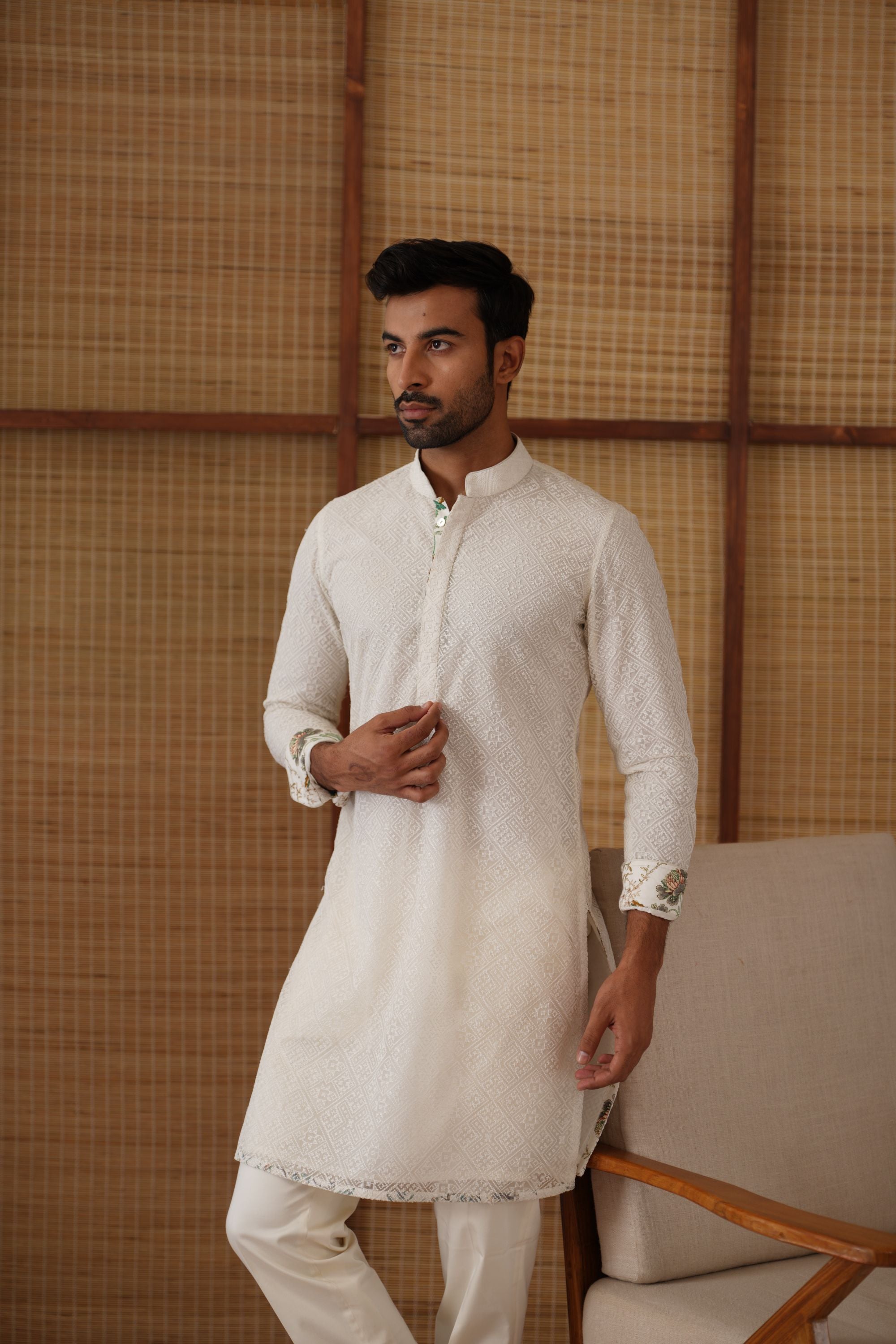 Kairos Diamond Kurta Set