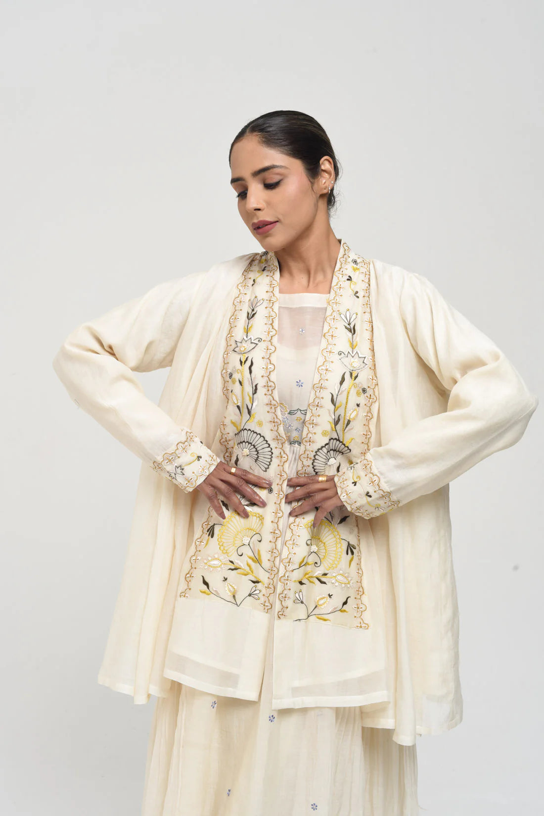 Chanbeli Jacket And Tunic Set